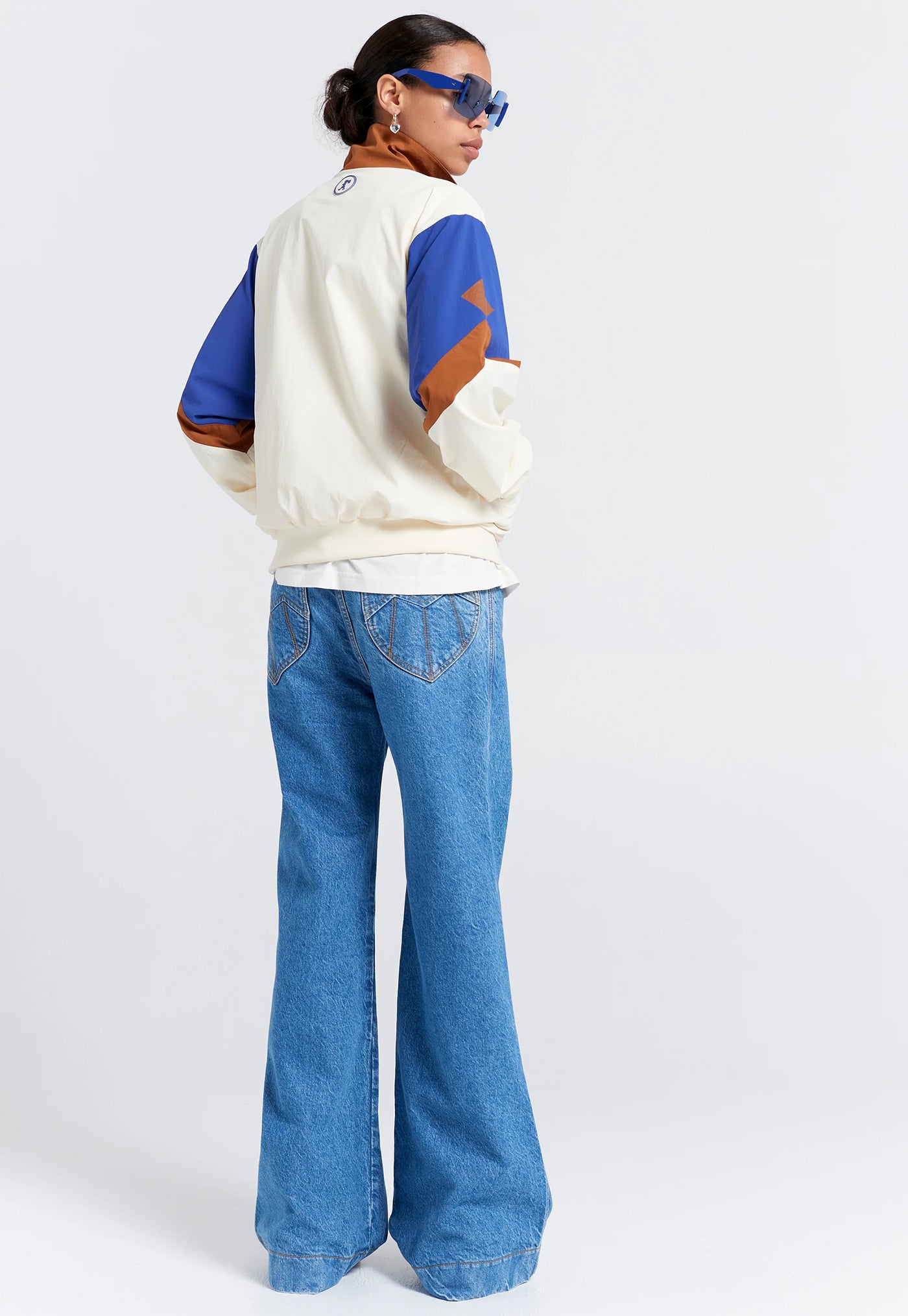 Walker Track Jacket - Cream Multi
