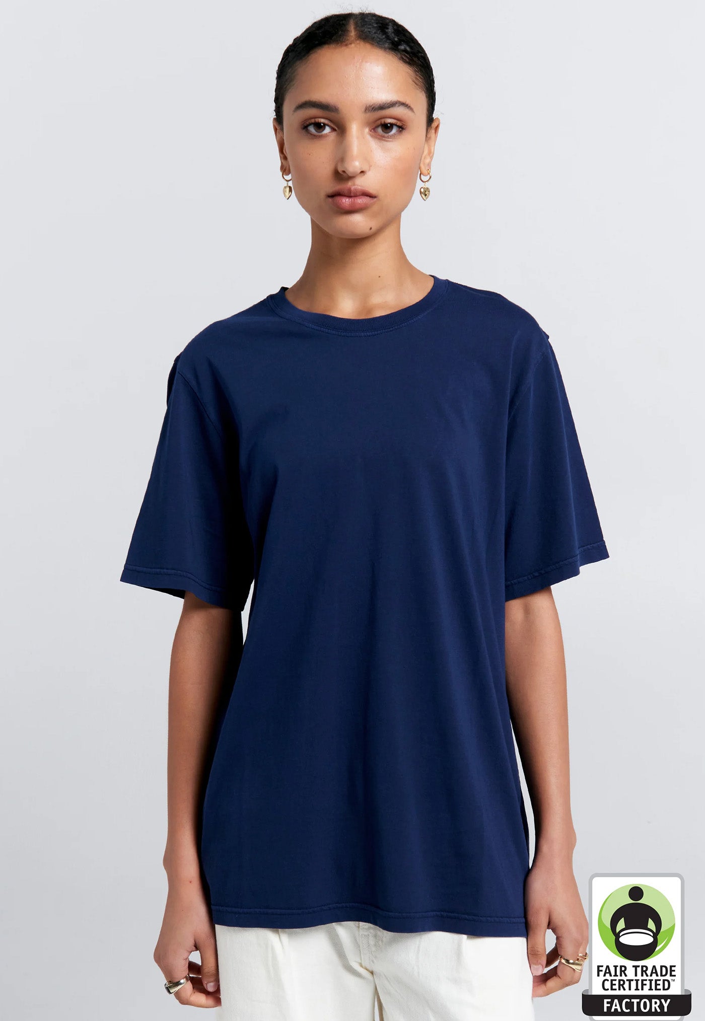 Classic Organic Cotton T-Shirt - Navy
