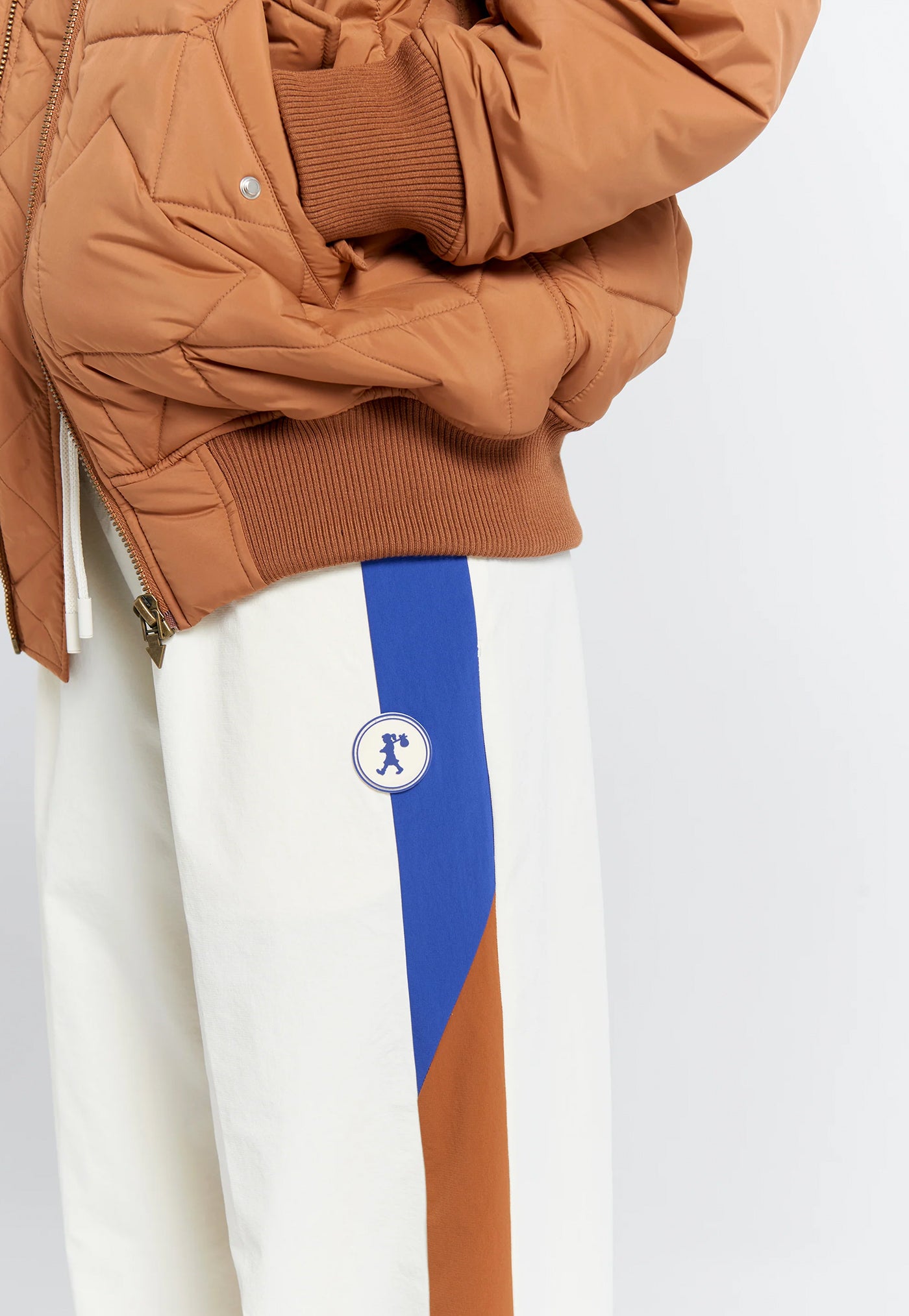 Walker Track Pants - Cream Multi