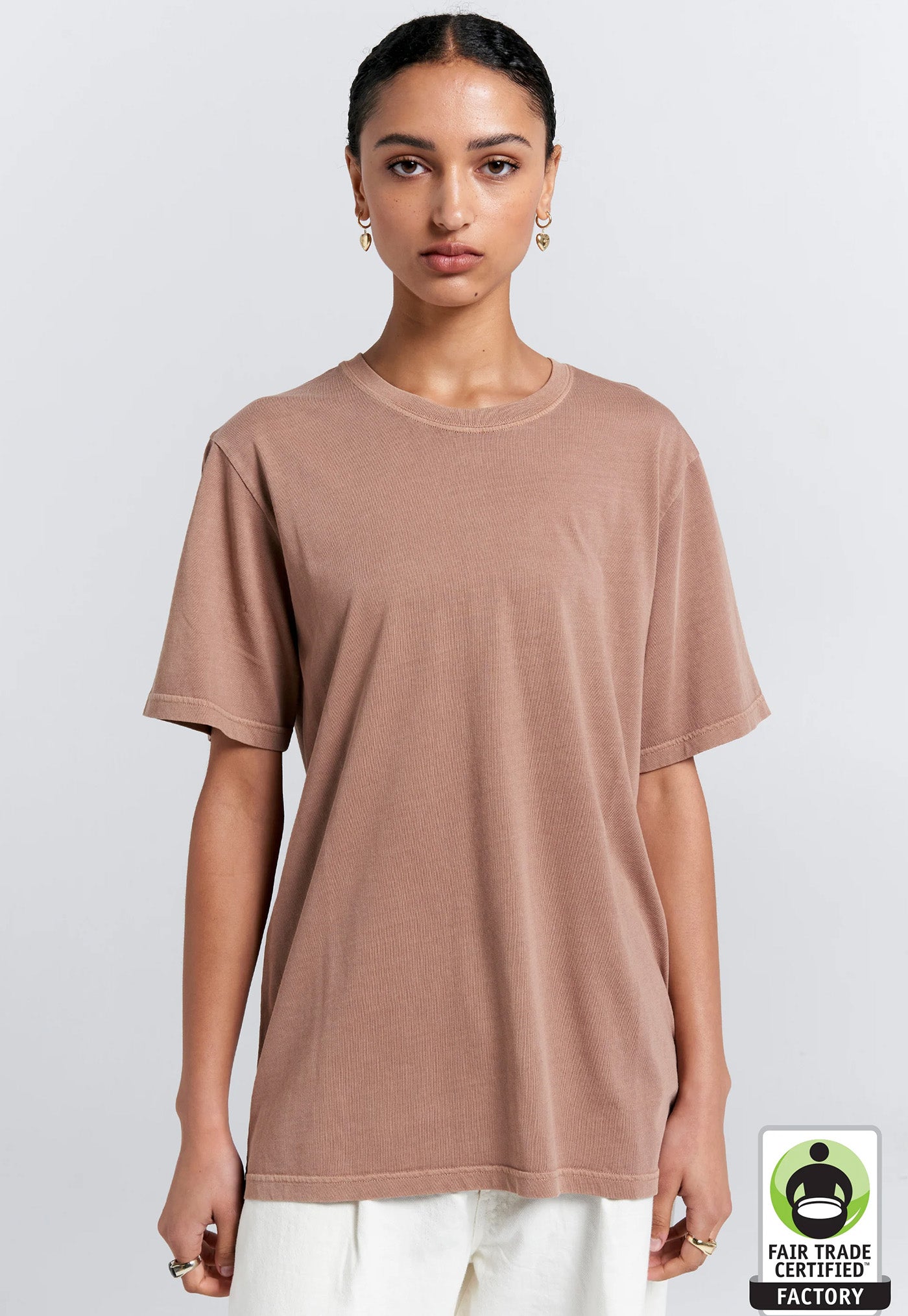 Classic Organic Cotton T-Shirt - Taupe
