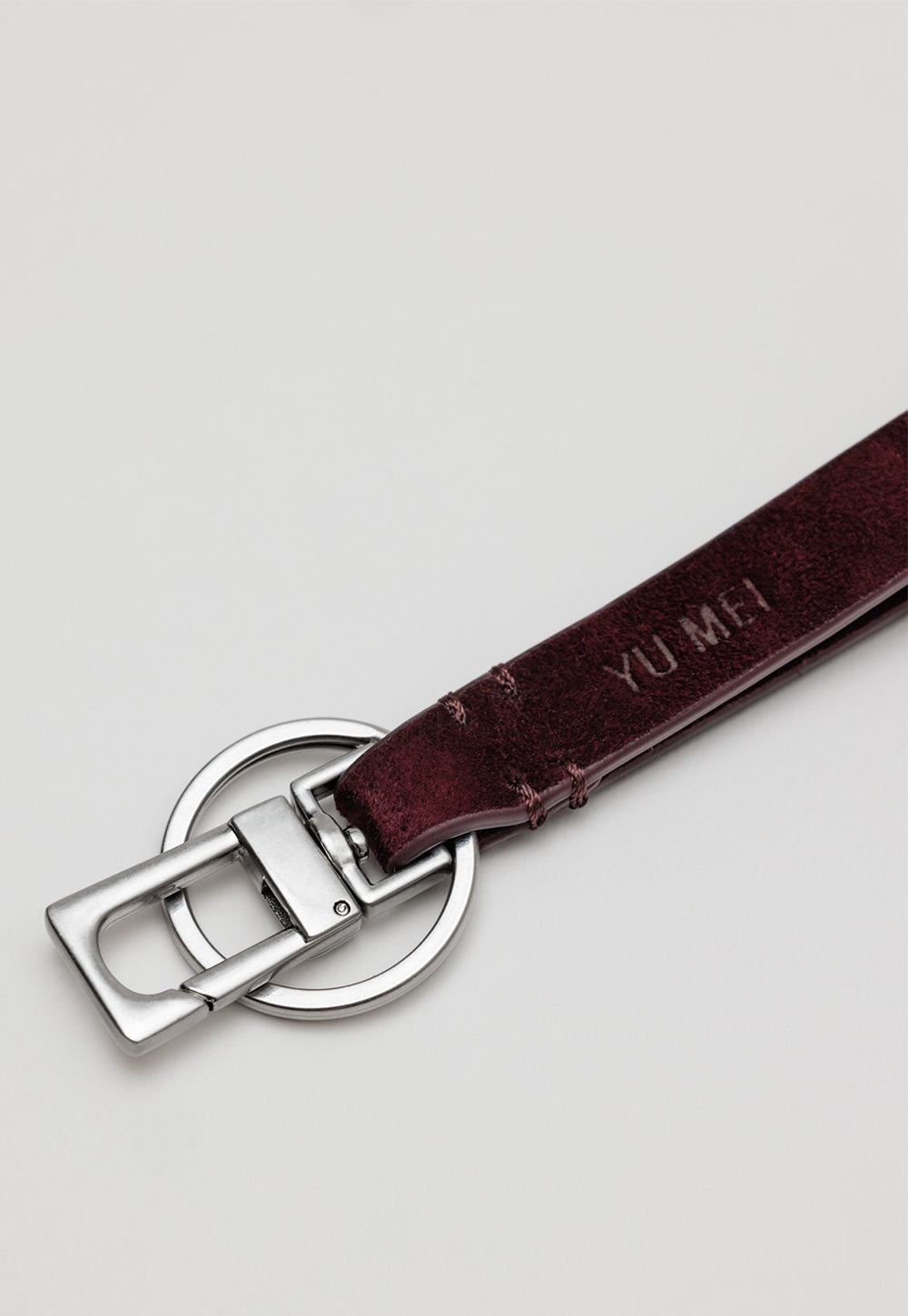 Key Fob - Fire Suede