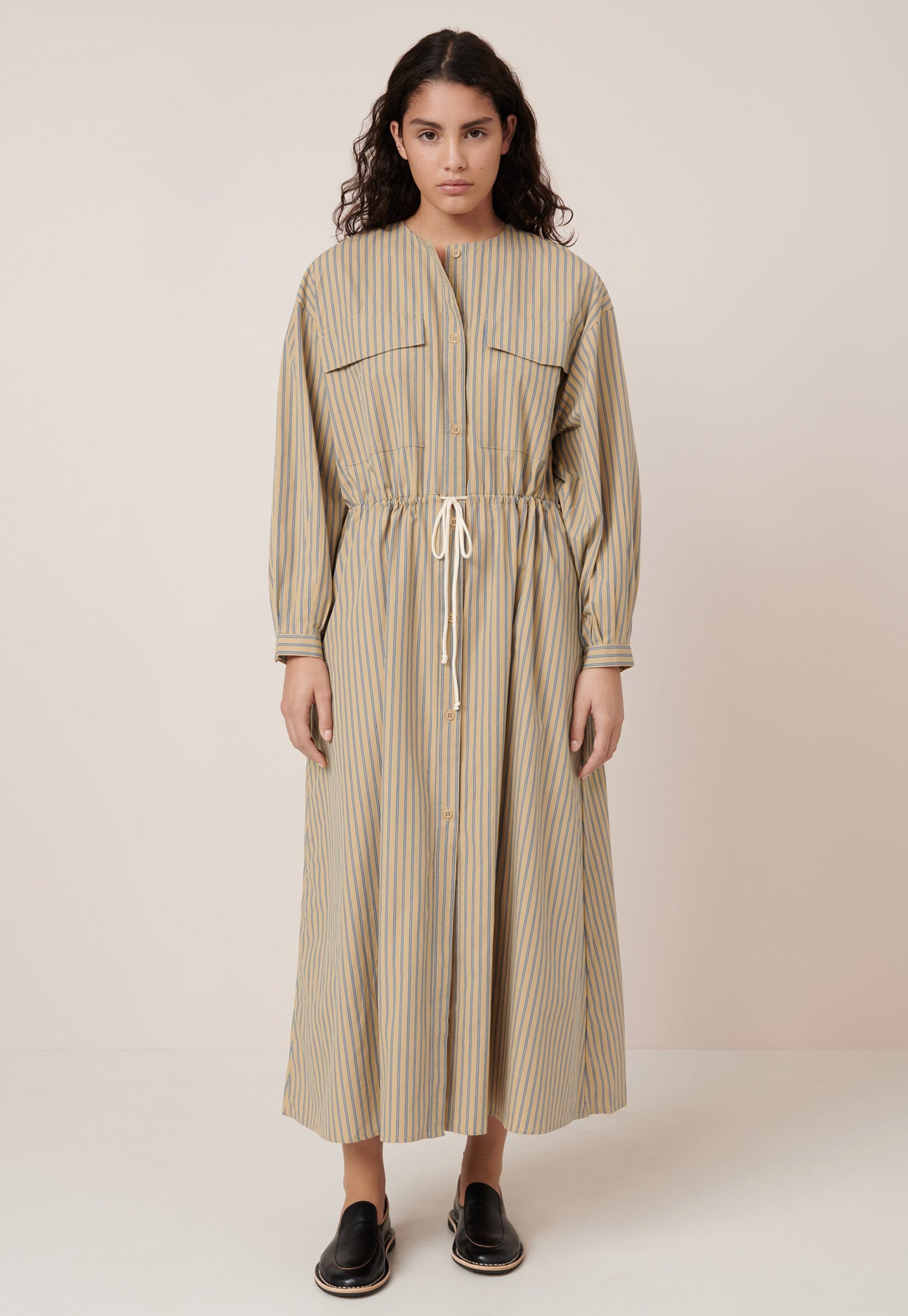 Array Dress - Double Pinstripe