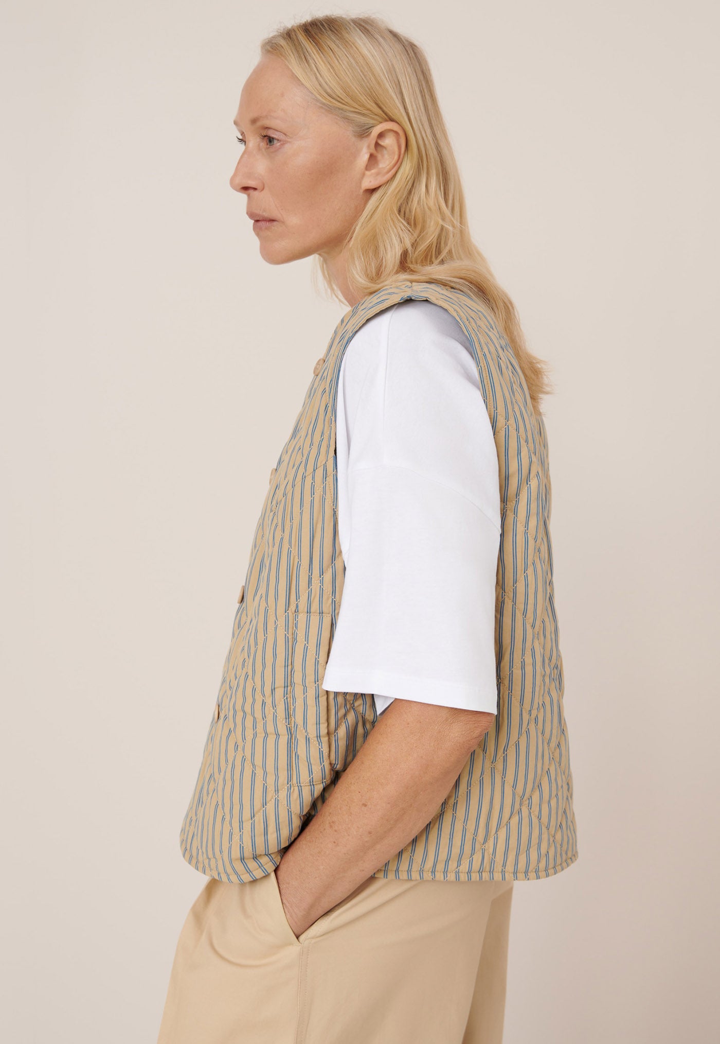 Axis Vest - Double Pinstripe