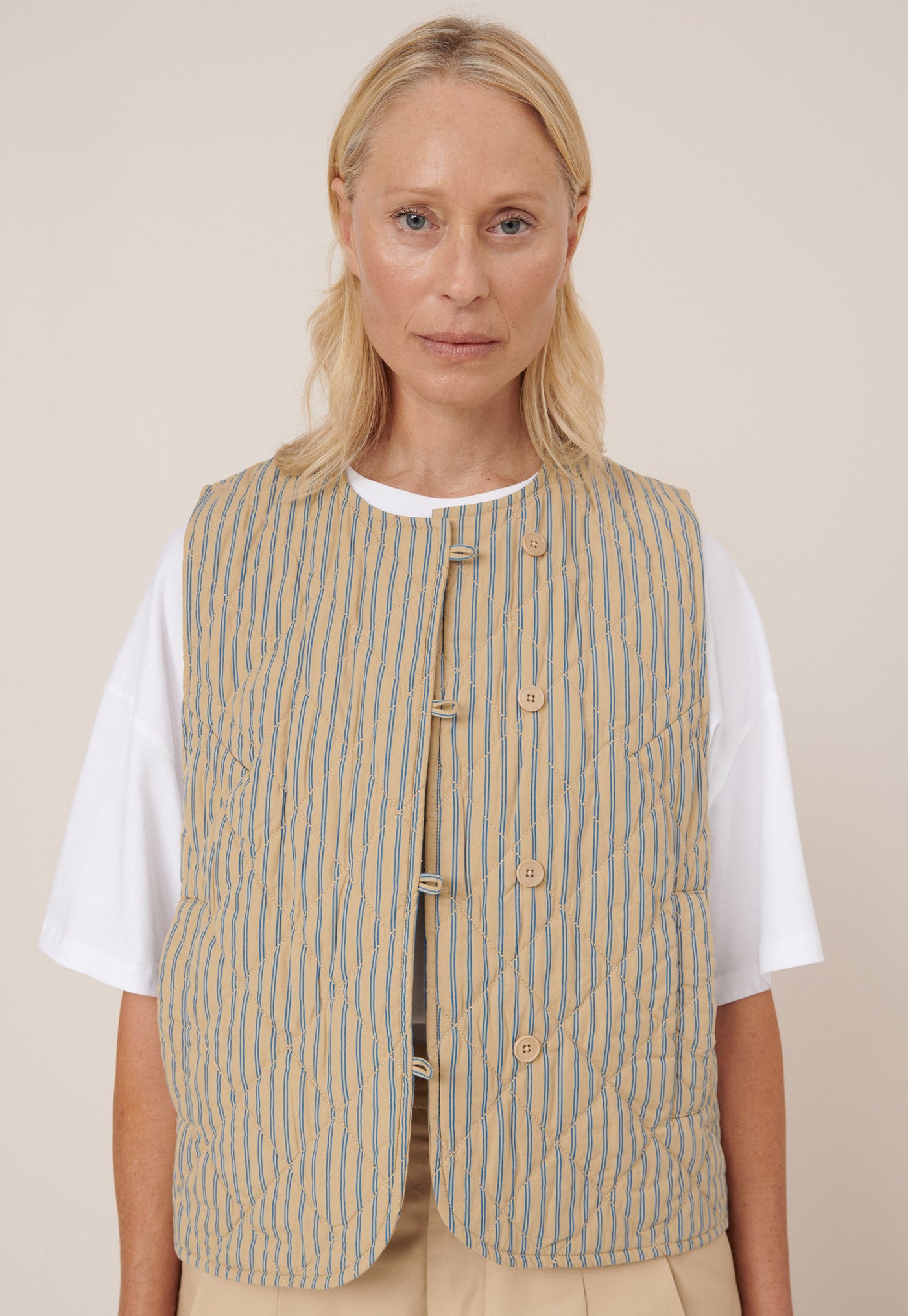 Axis Vest - Double Pinstripe