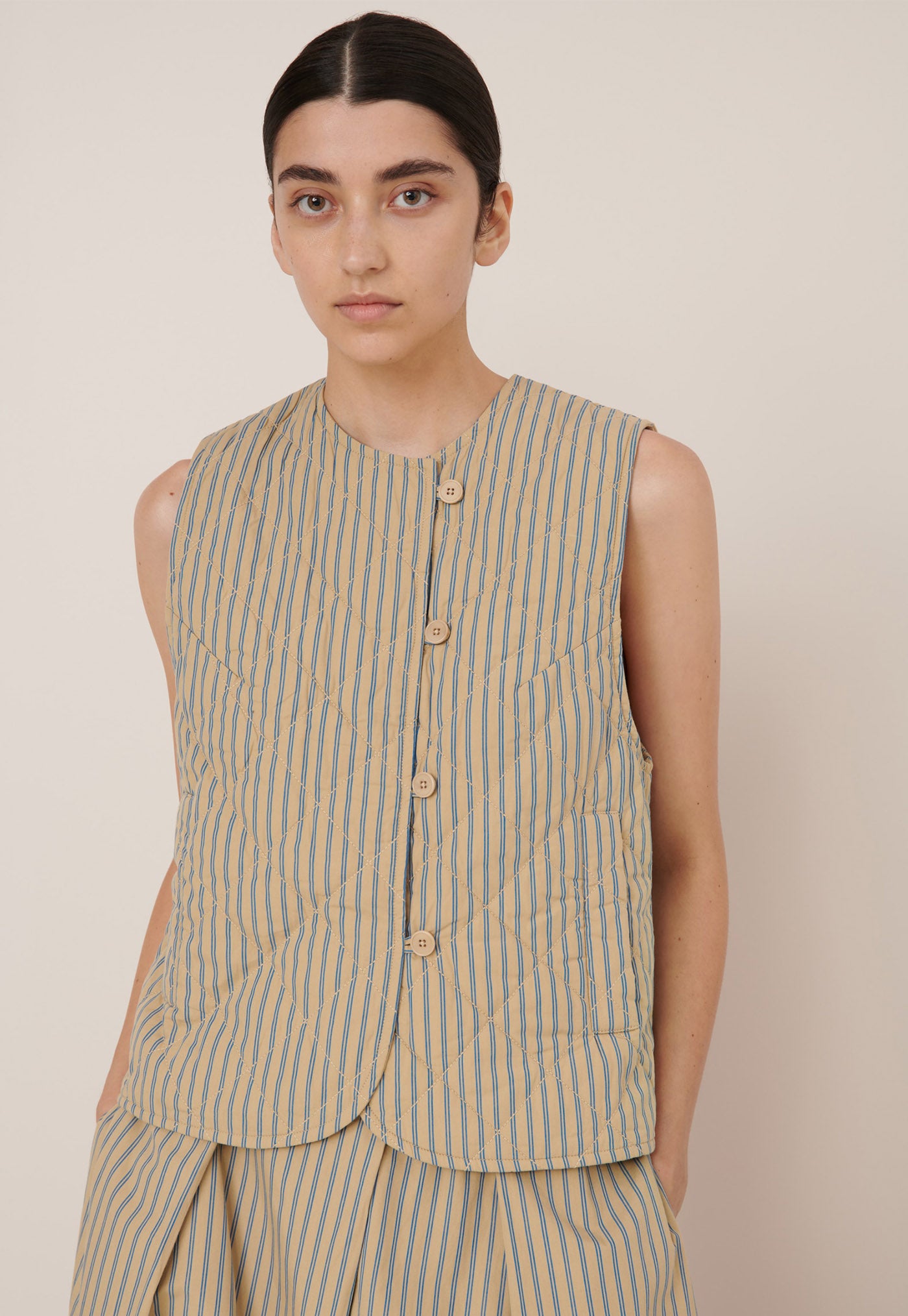 Axis Vest - Double Pinstripe