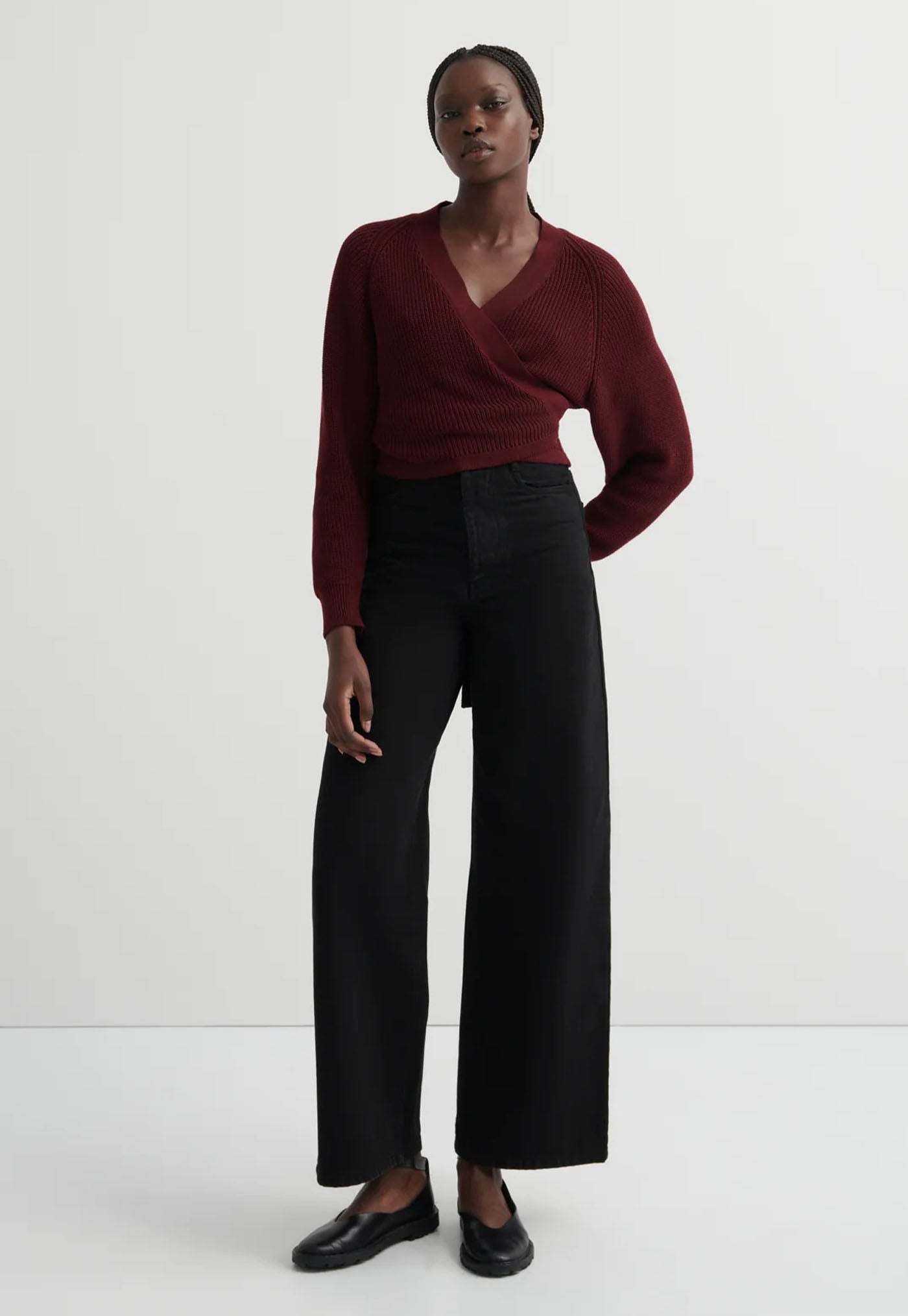 Composure Cardigan - Maroon