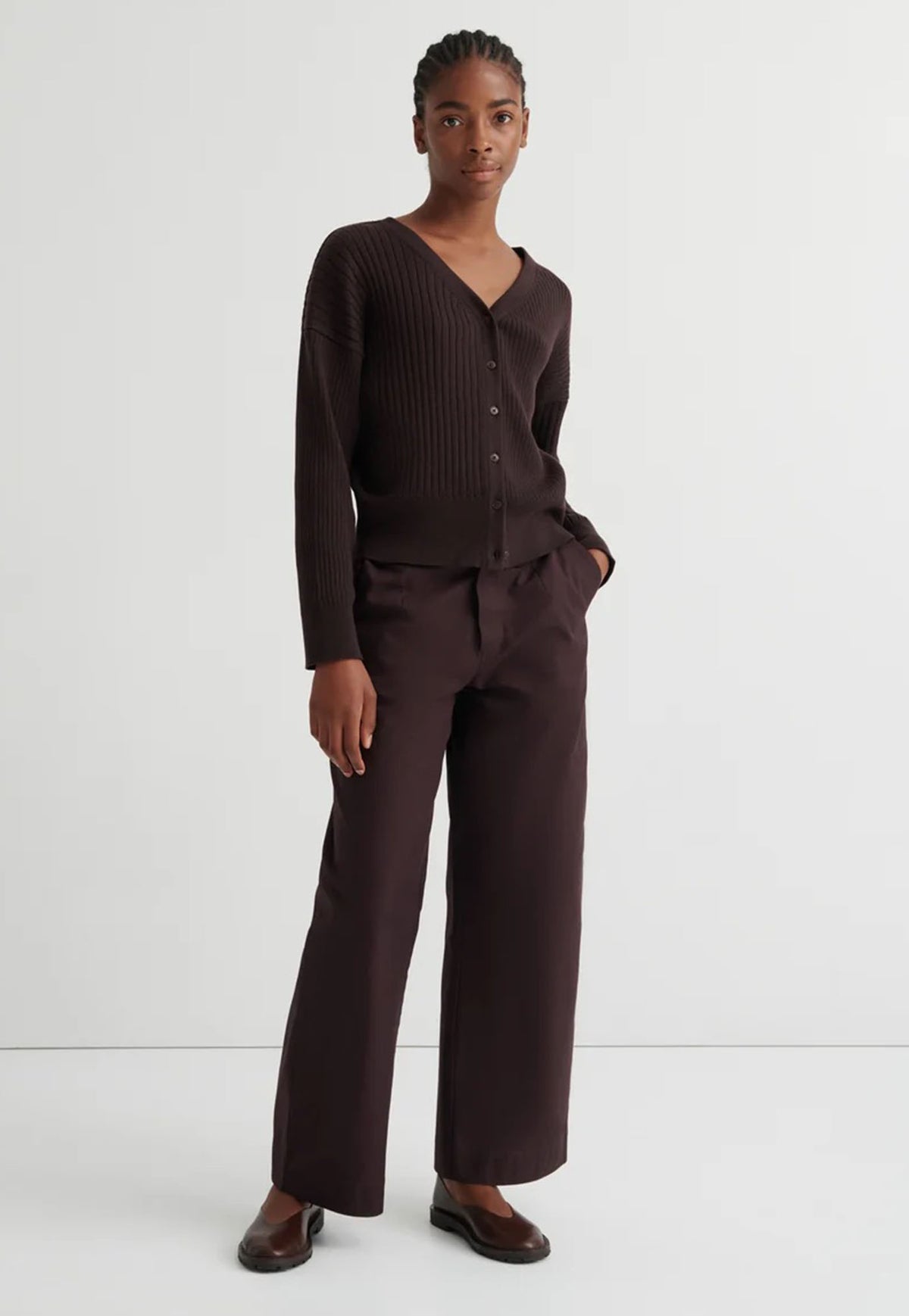 Field Cardigan - Sable
