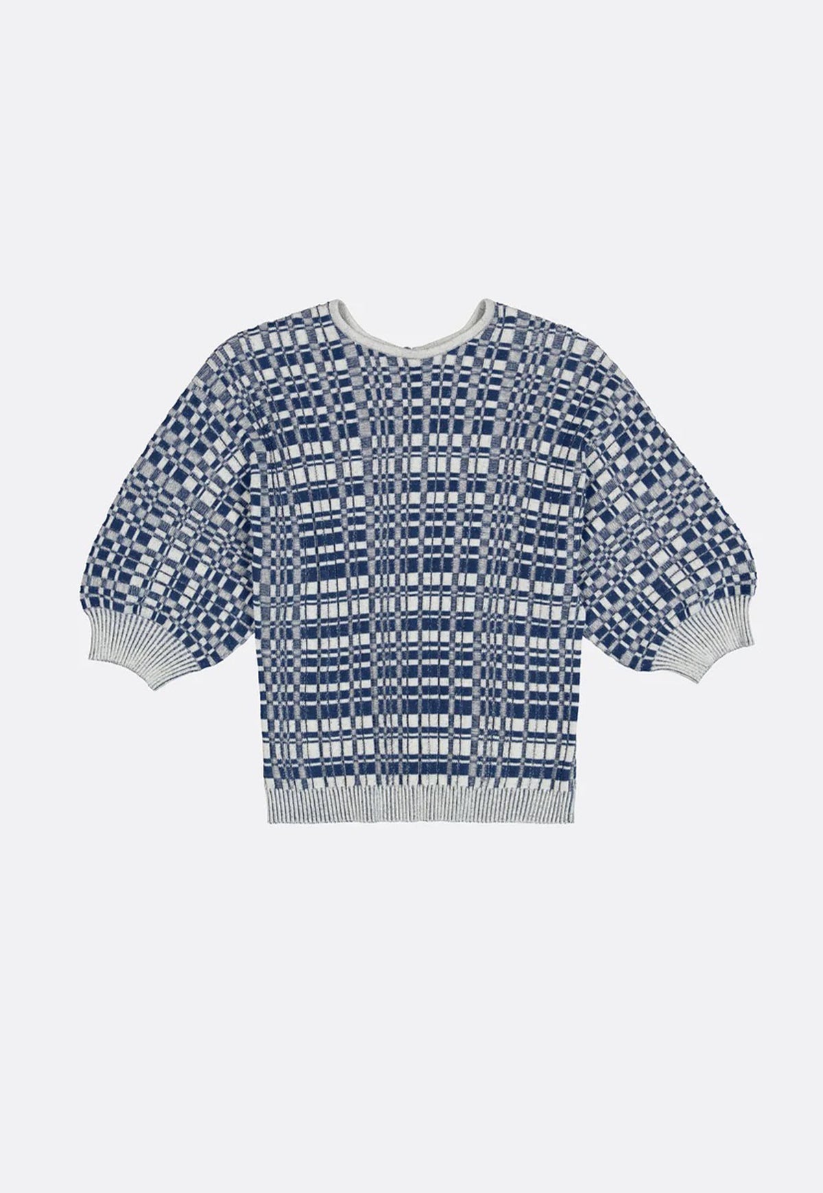 Film Top - Navy Check