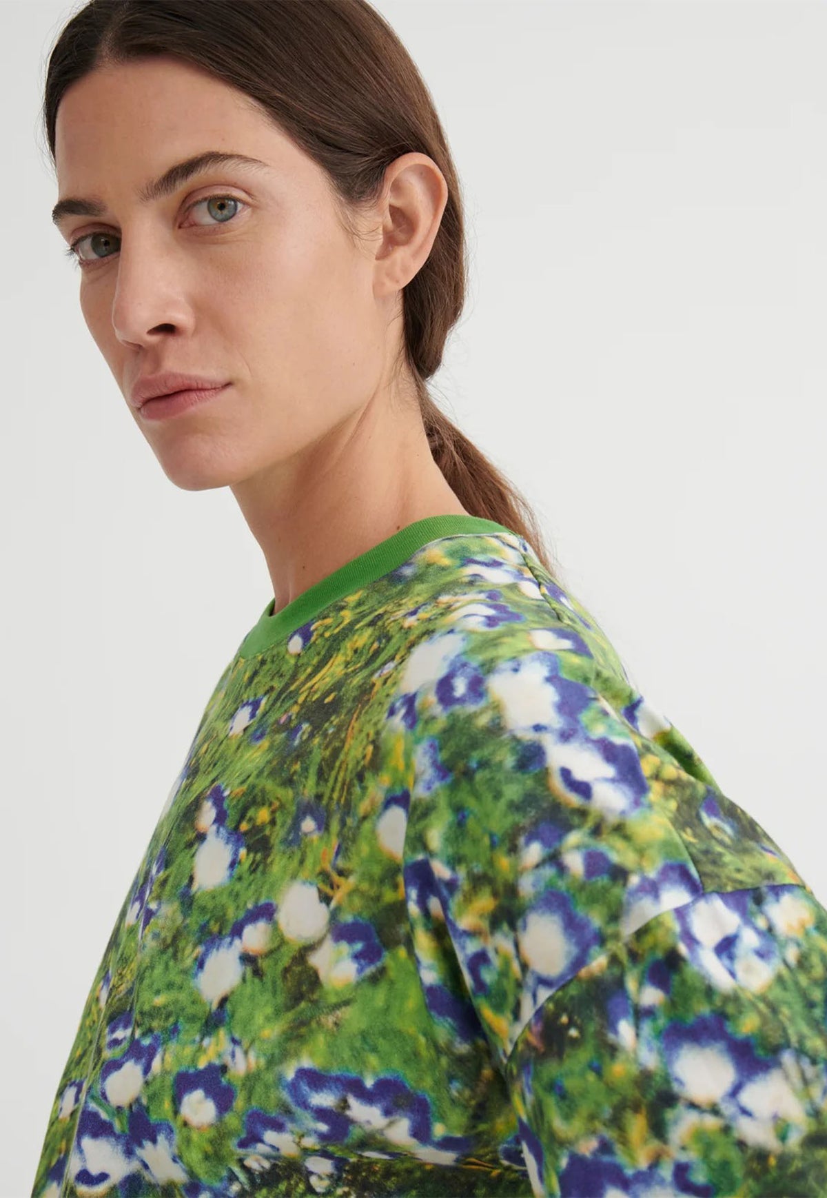 Oversized Boxy Tee - Bluebell