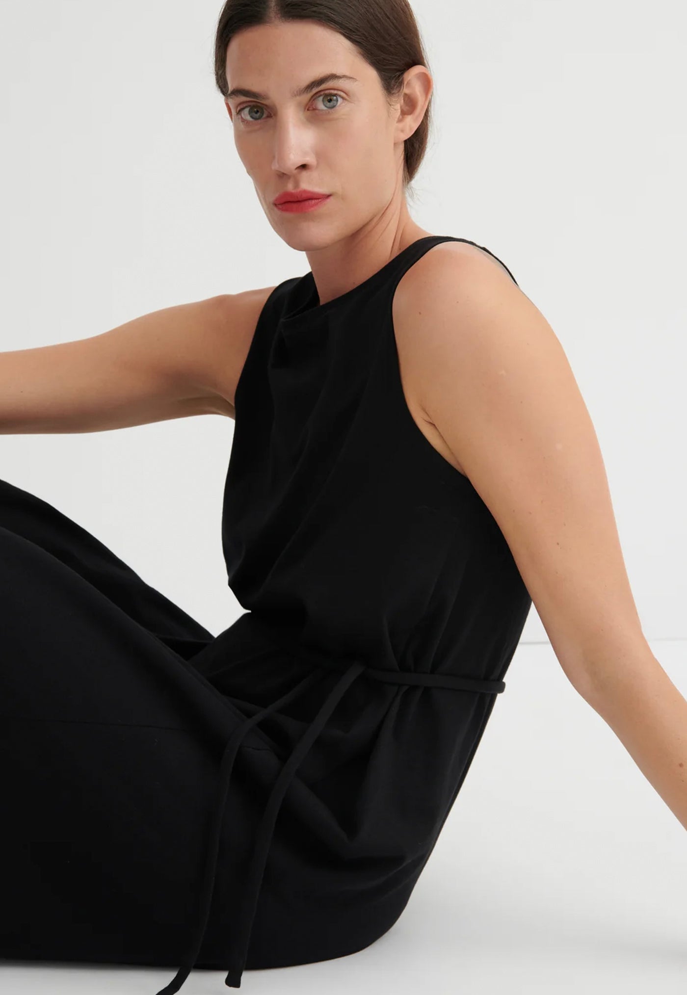 Tank Swing Dress - Black