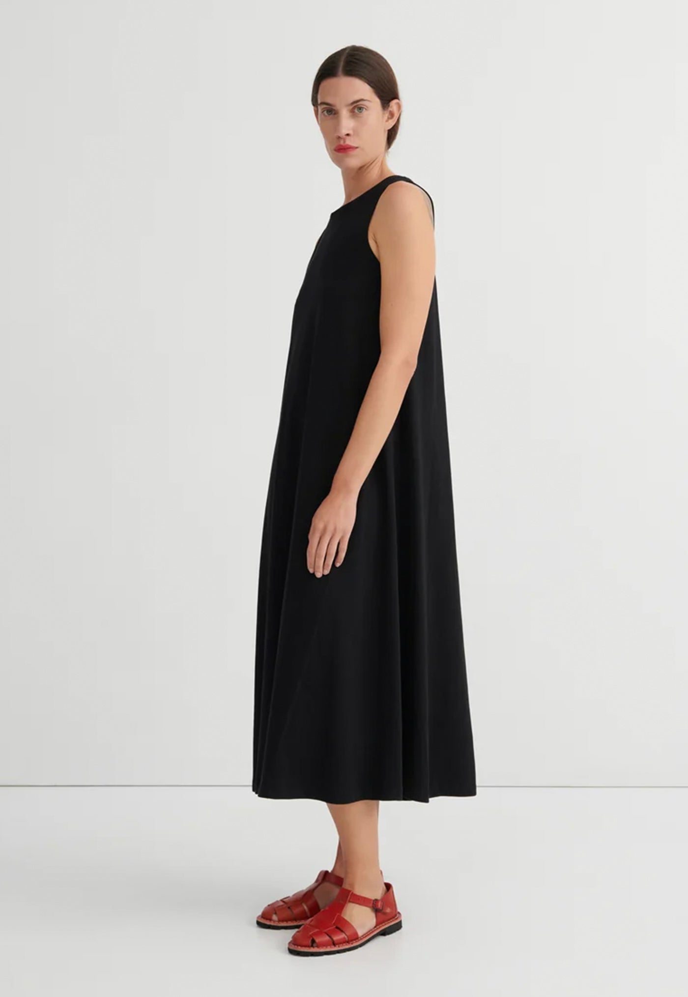 Tank Swing Dress - Black