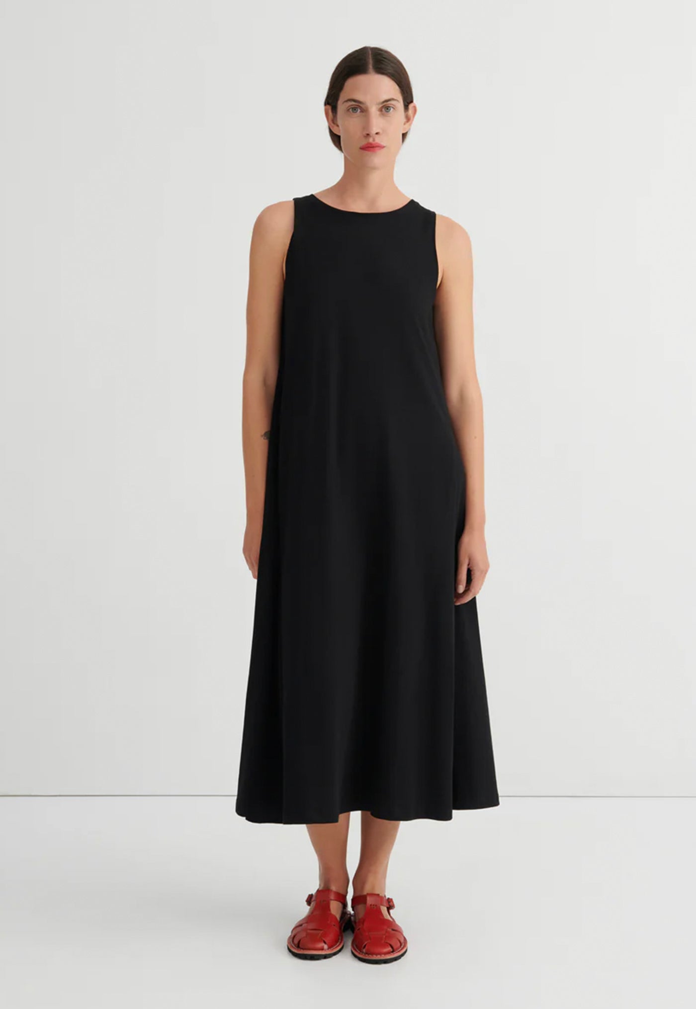 Tank Swing Dress - Black