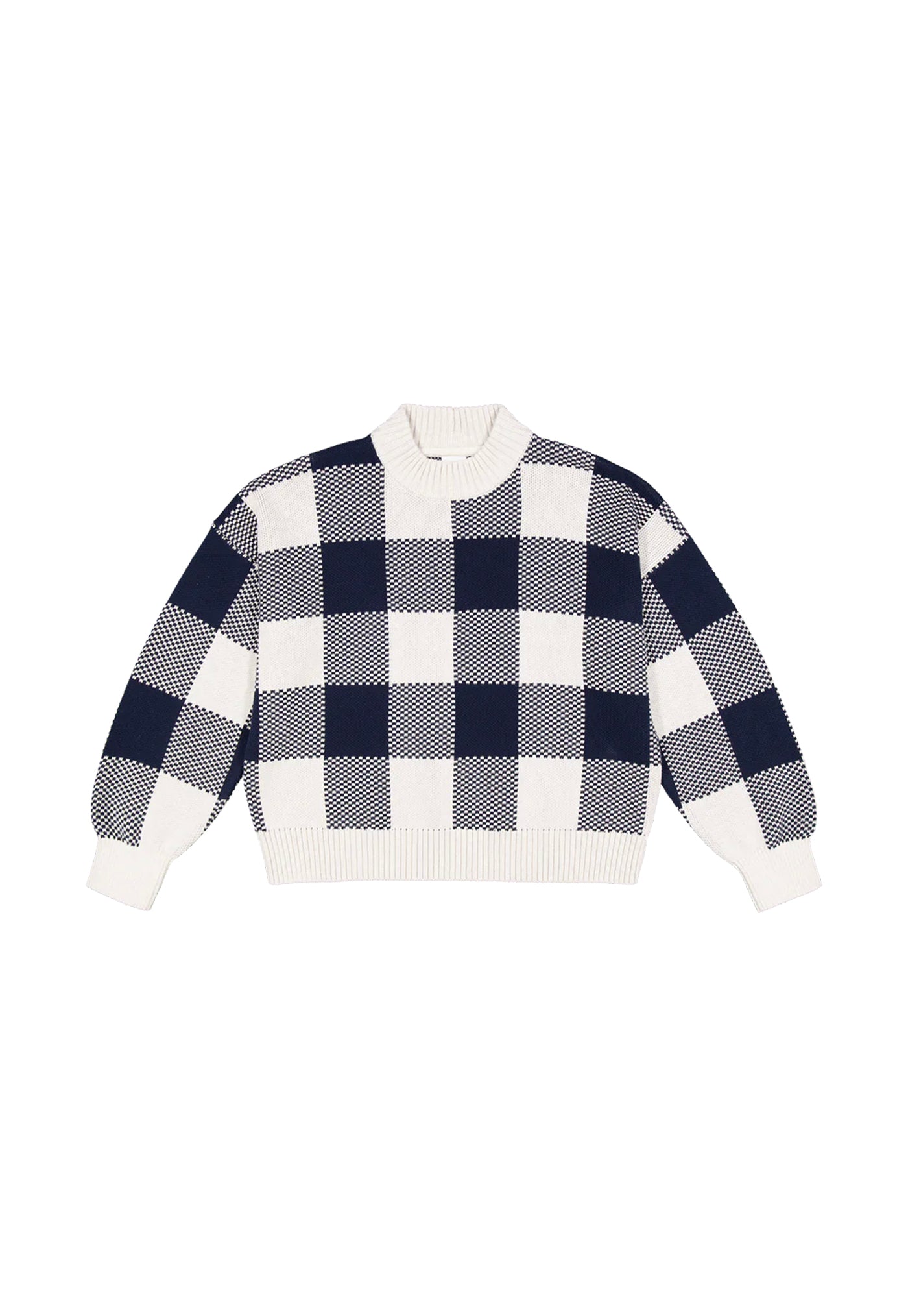 Otti Jumper - Navy Check