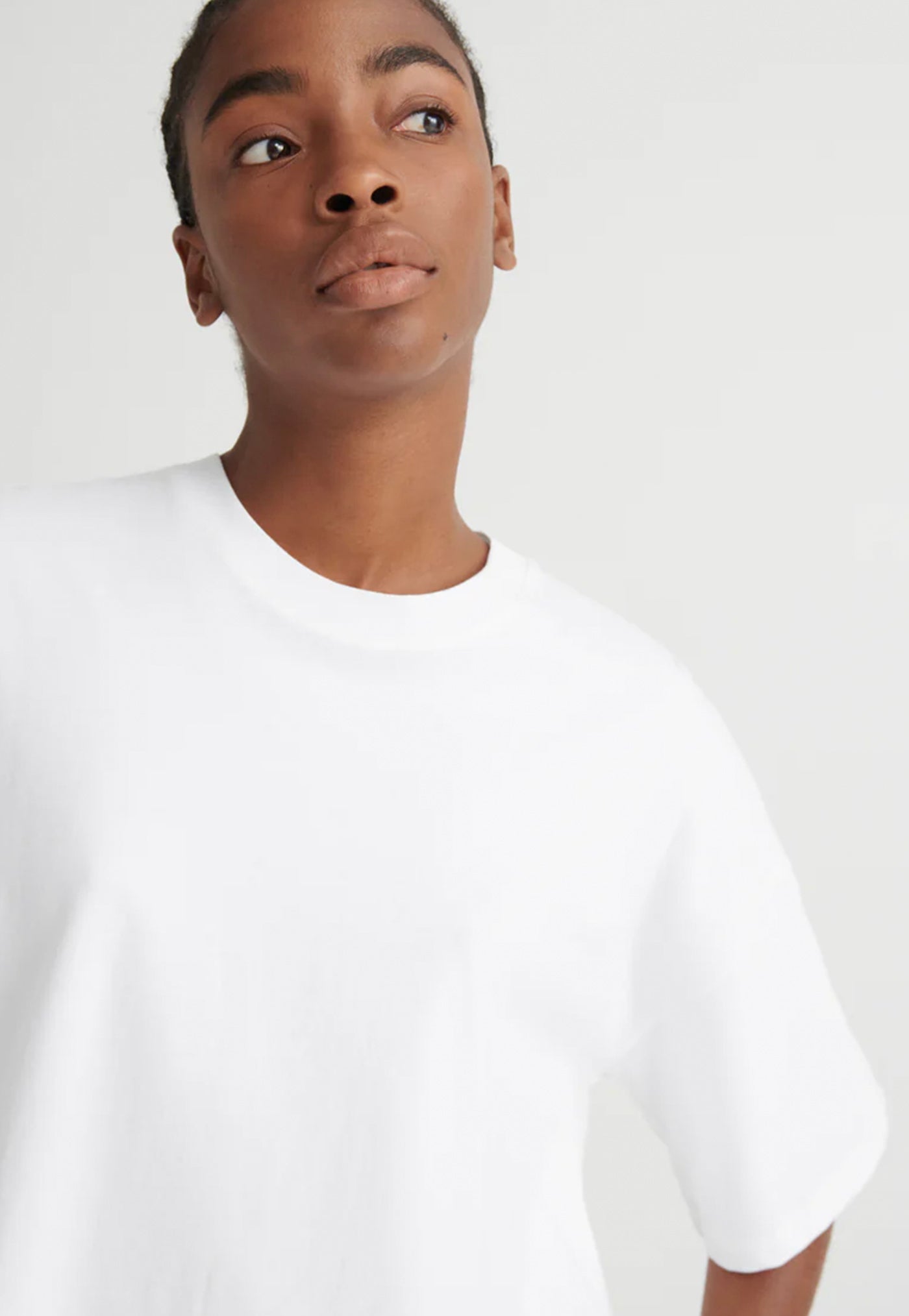 Oversized Boxy Tee - White