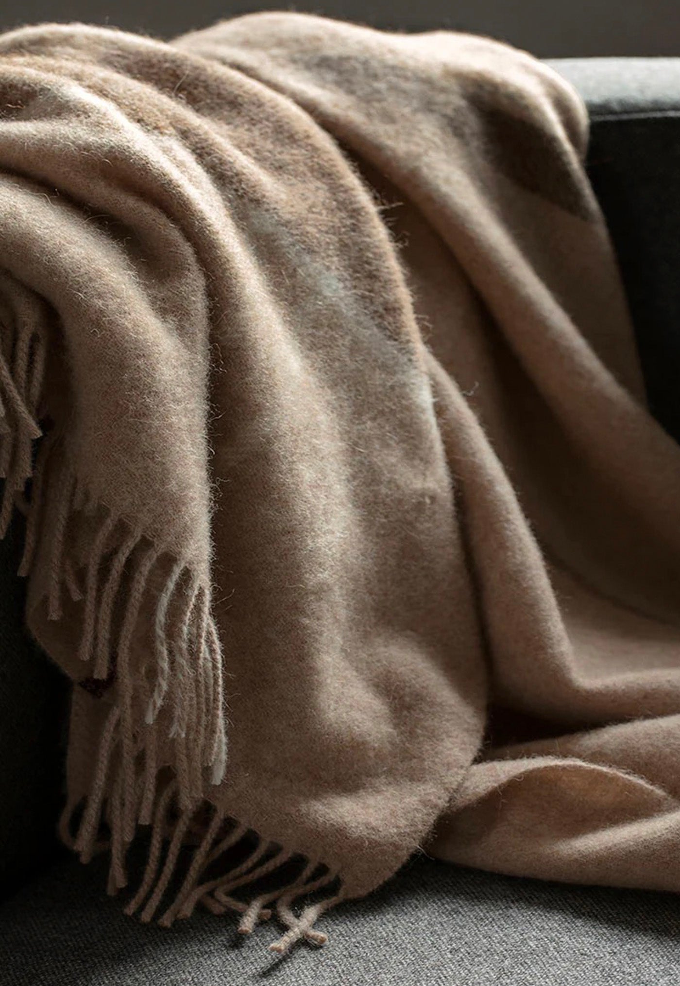 Gradient Throw - Natural Brown sold by Angel Divine
