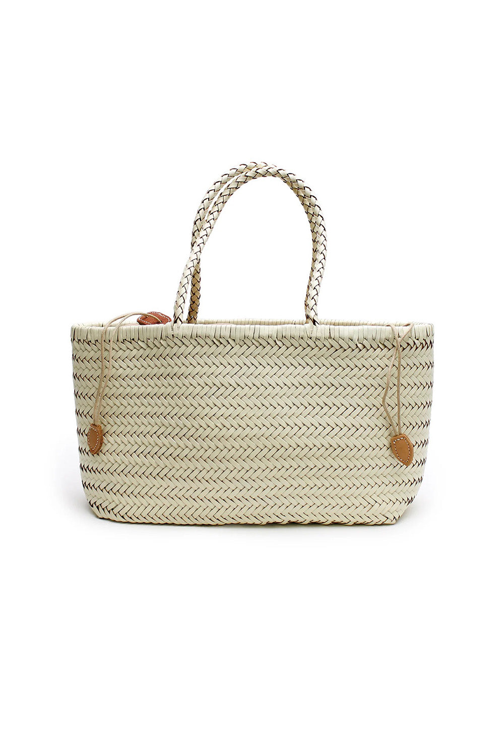 Amelia Woven Bag - Cream