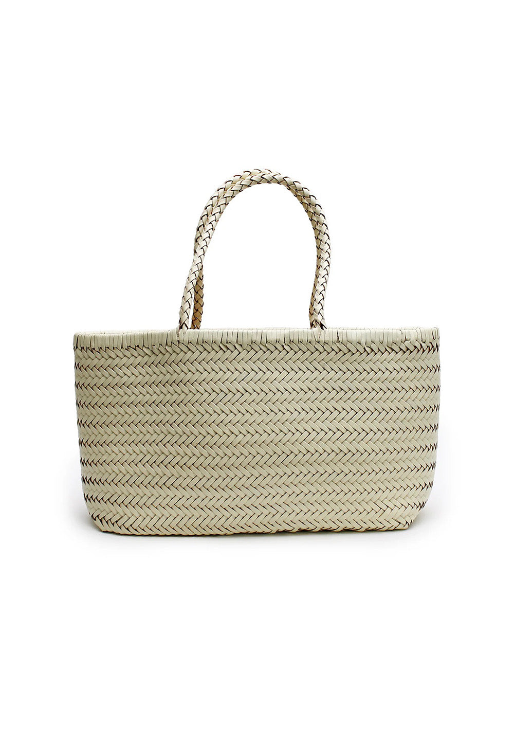 Amelia Woven Bag - Cream