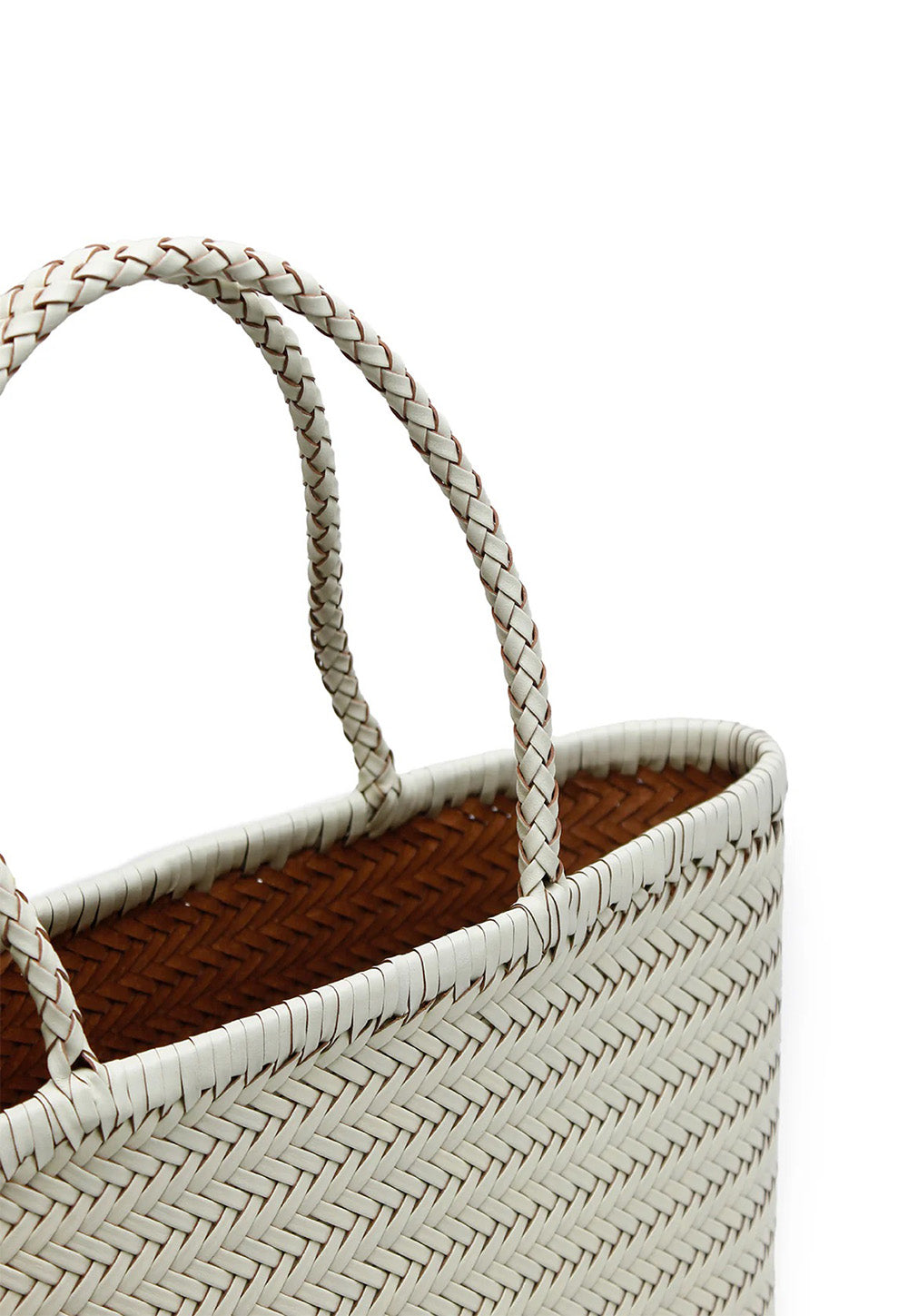 Amelia Woven Bag - Cream