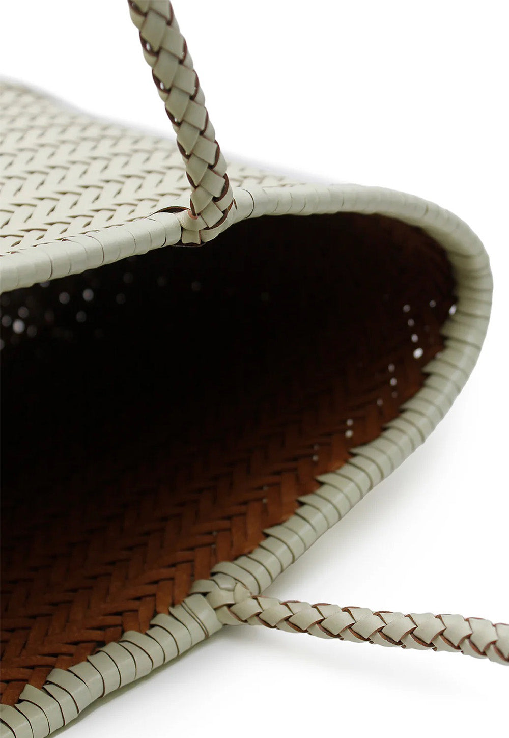 Amelia Woven Bag - Cream