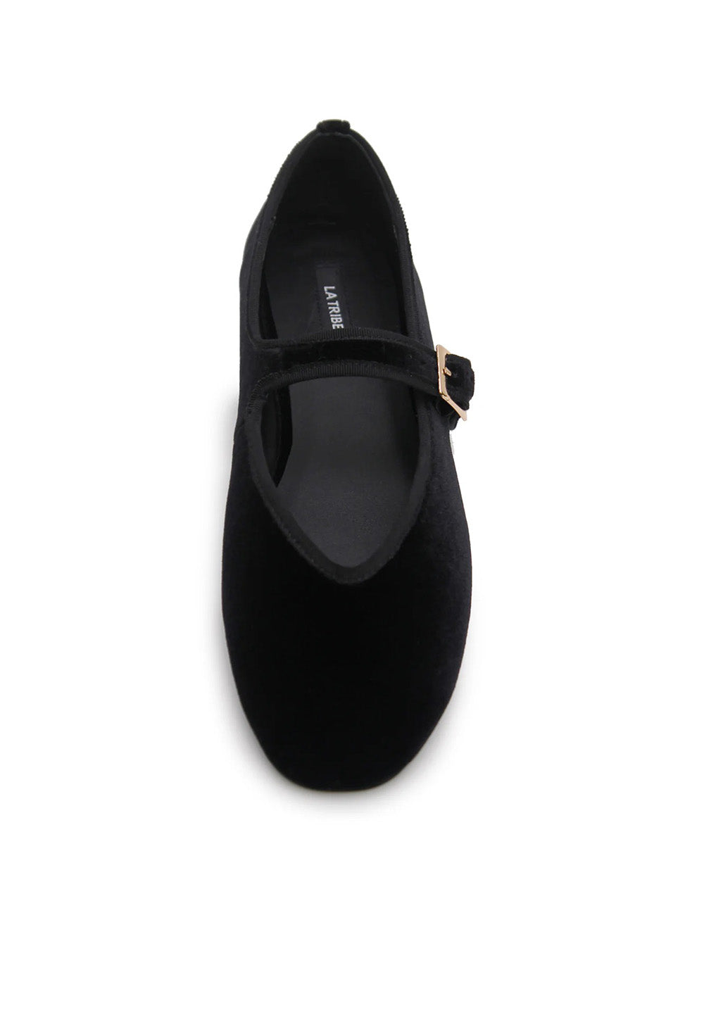 Mary-Jane - Black Silk Velvet