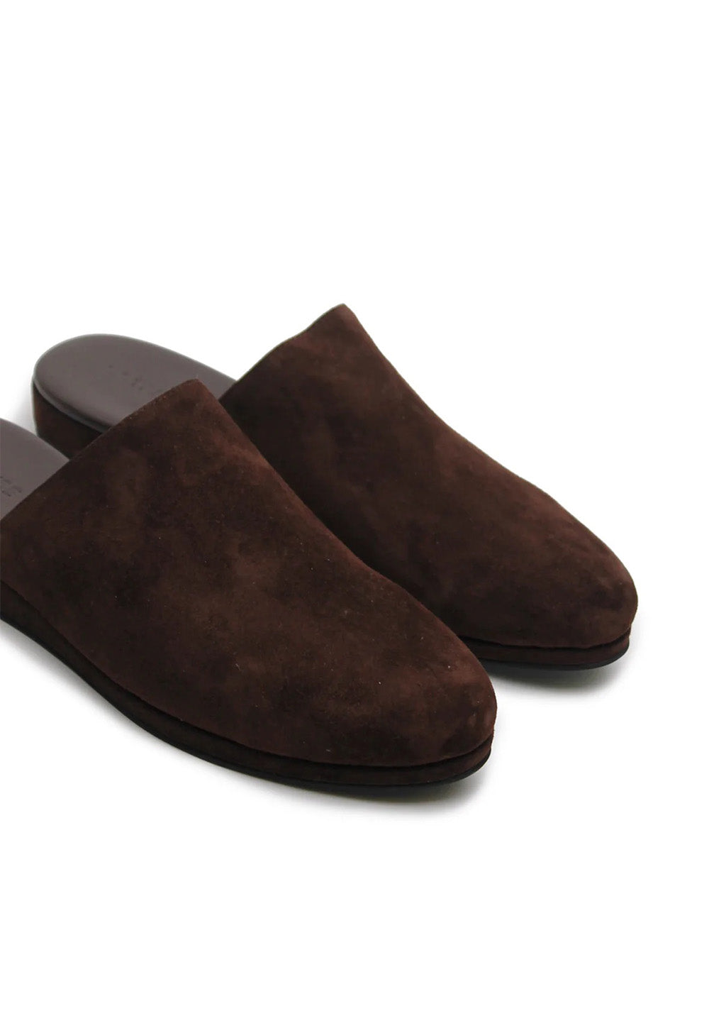 Plain Slip On - Chocolate Suede