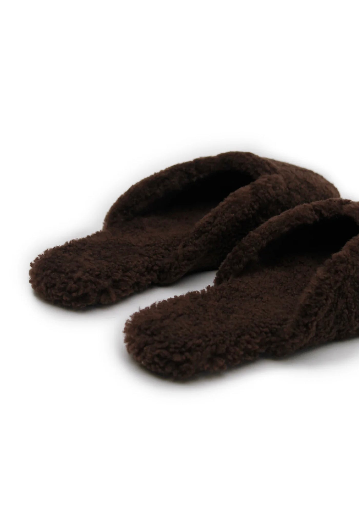 Shearling Slip On - Brown
