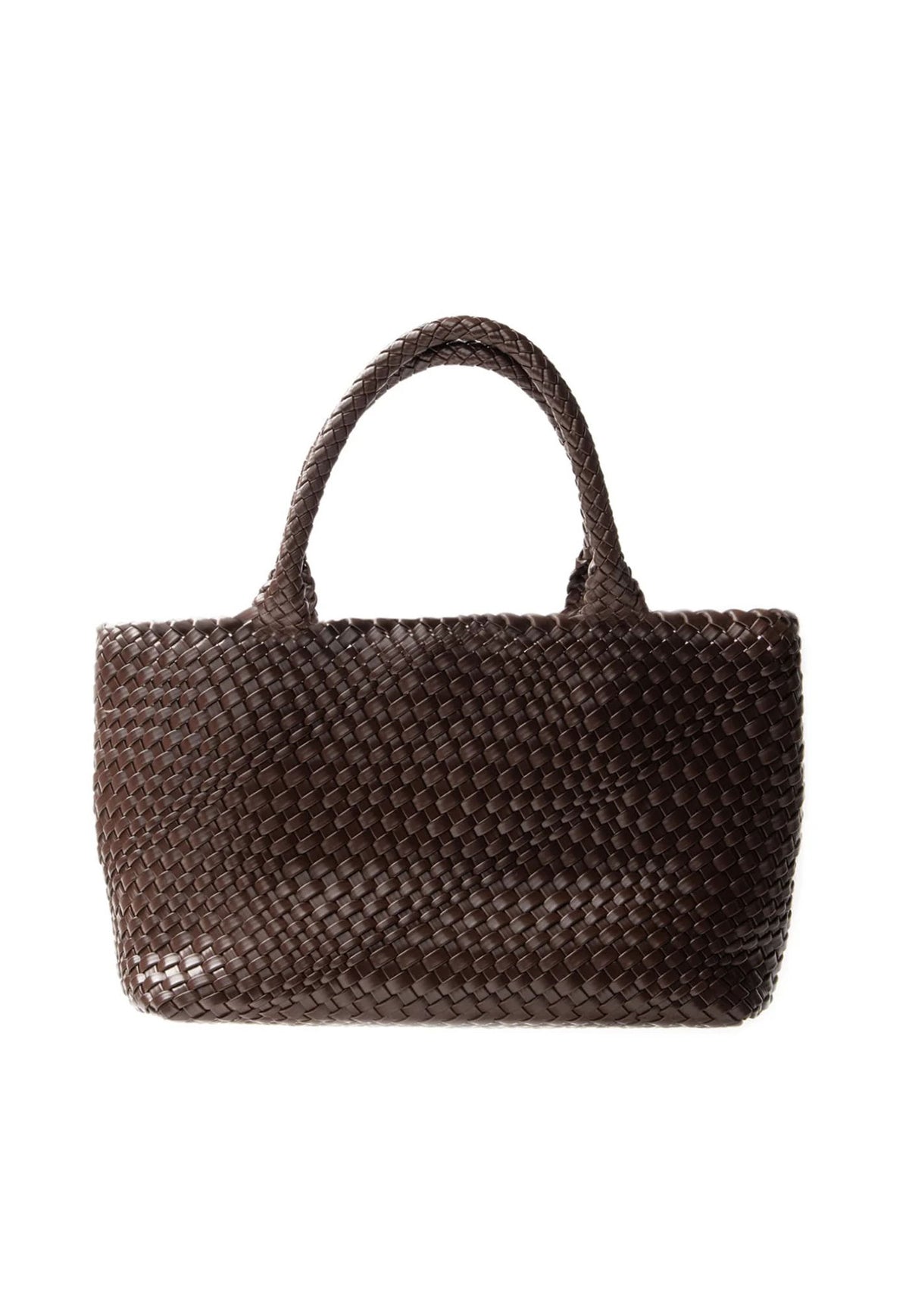 Woven Tote Bag - Brown