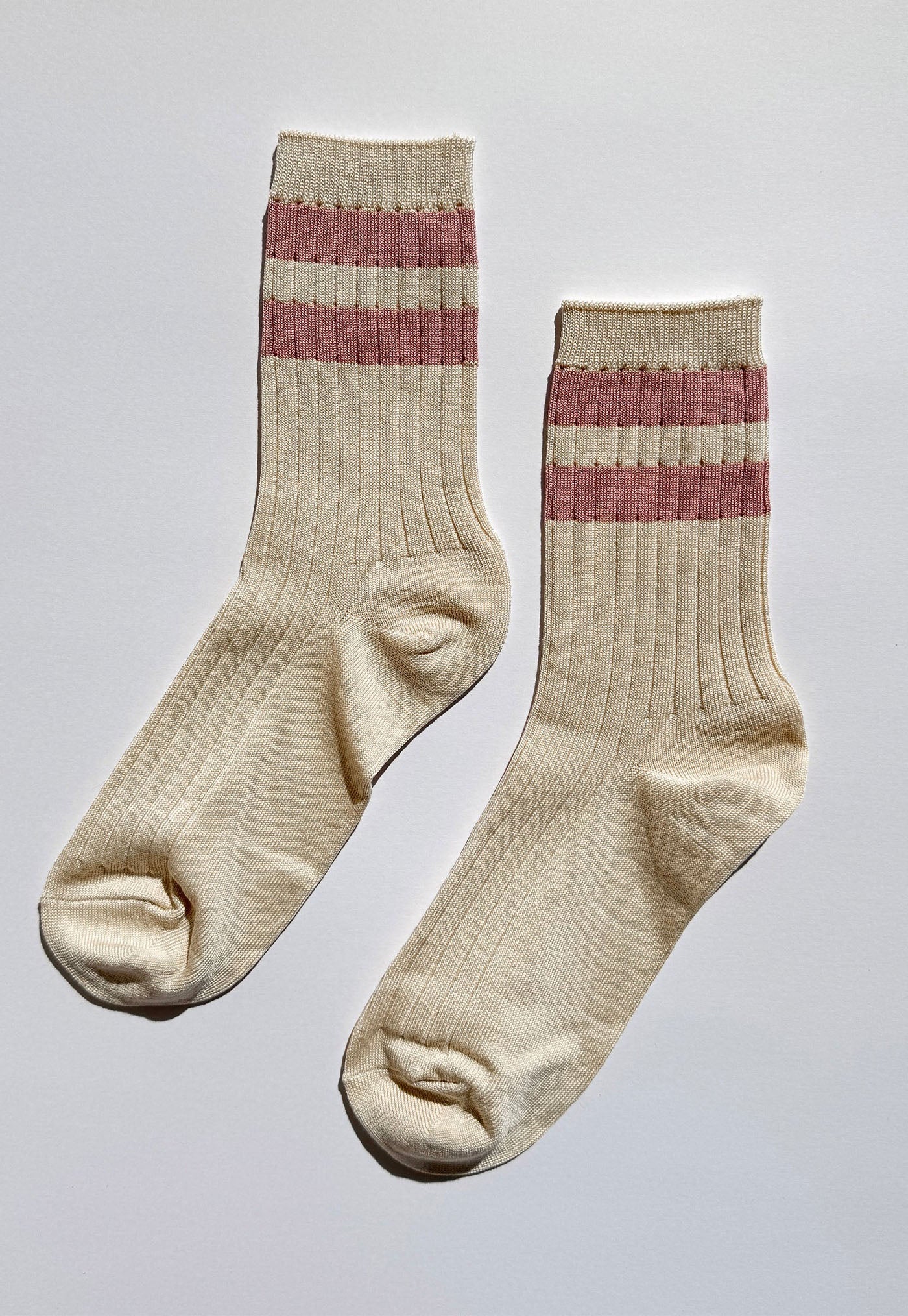 Her Varsity Socks - Rose