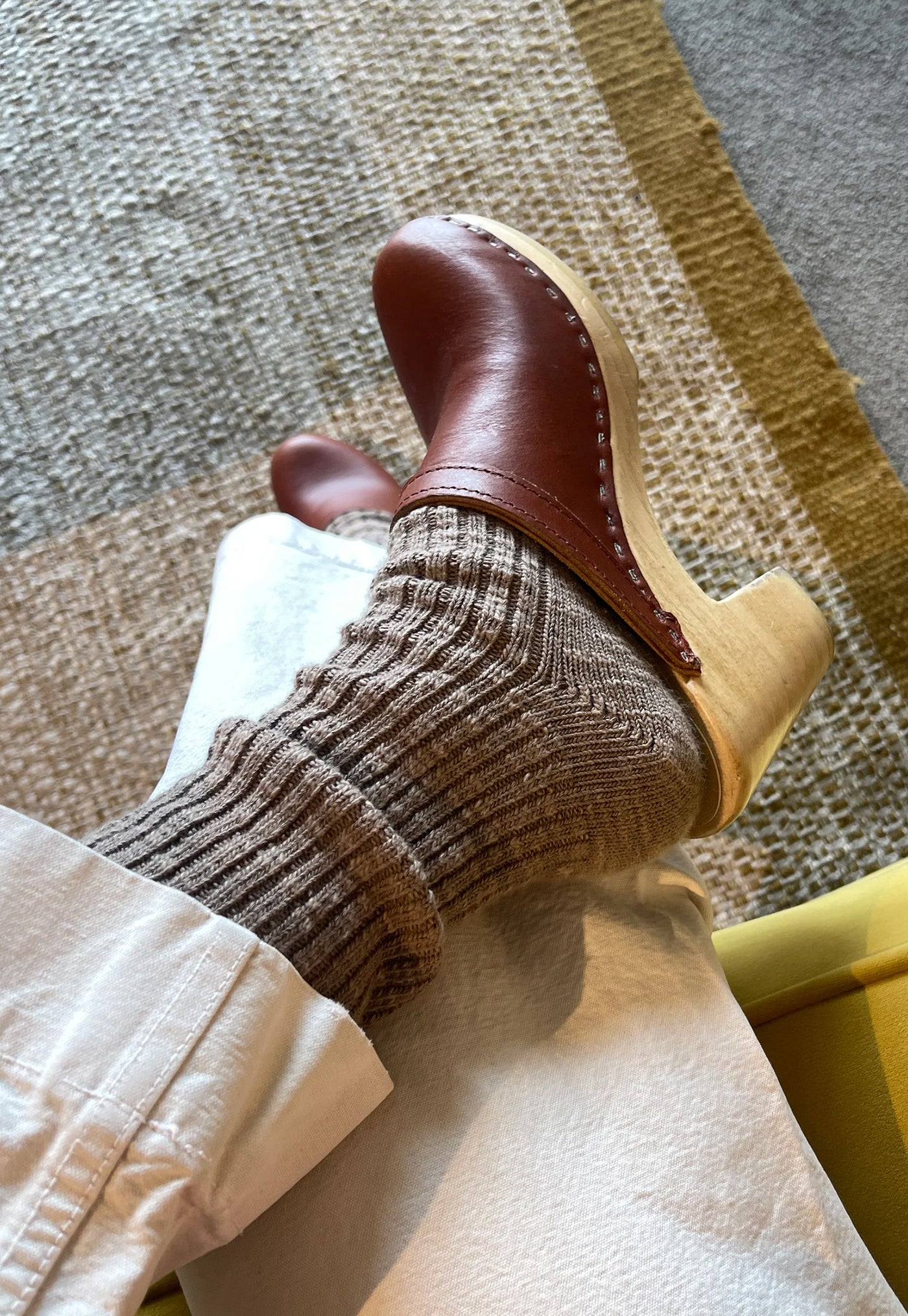 Cottage Socks - Flax