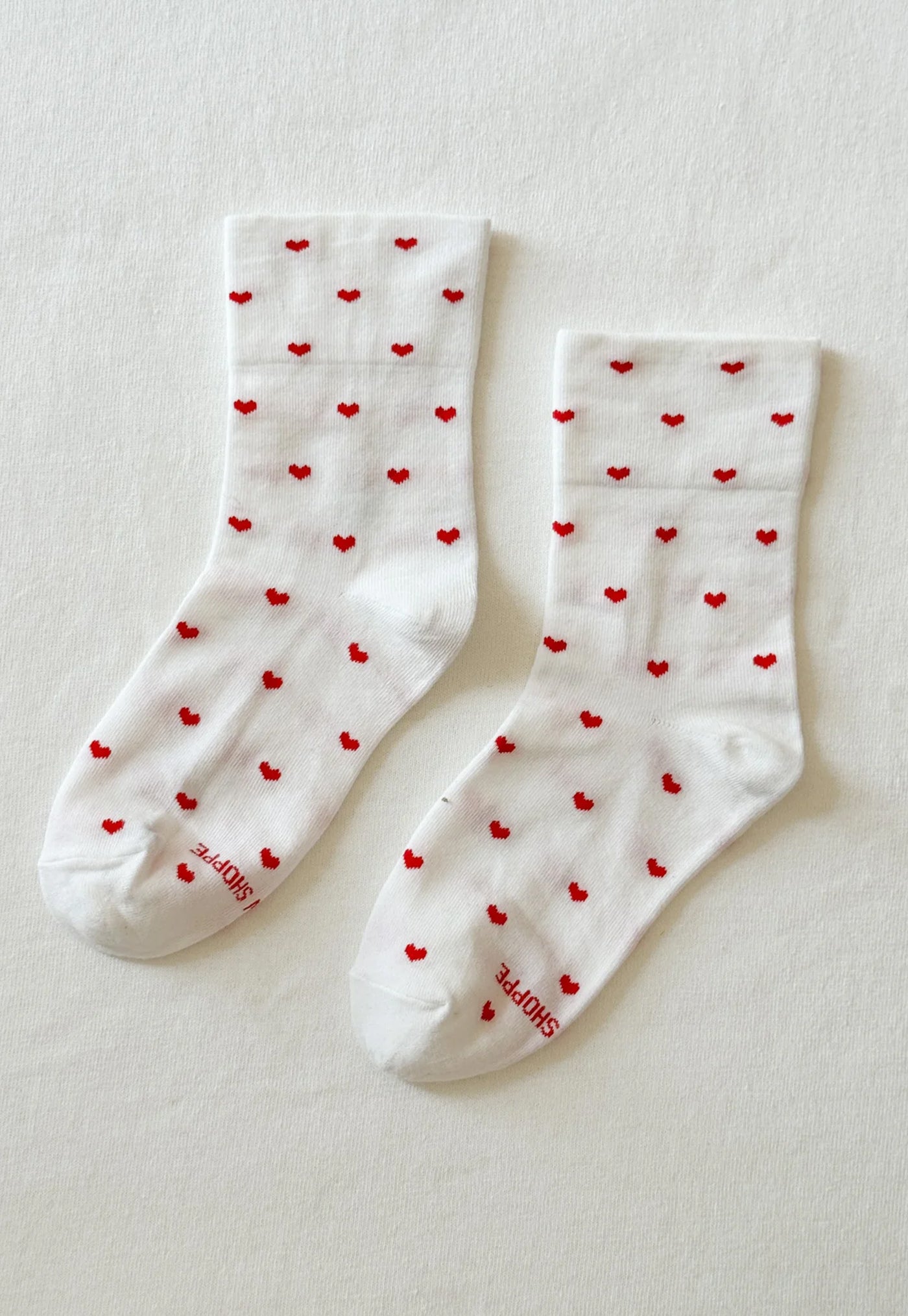 Sneaker Socks - White/Red