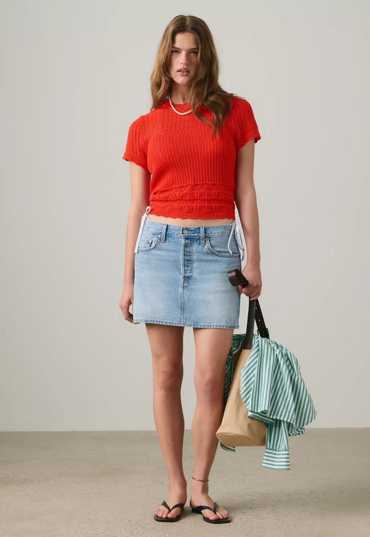 Icon Skirt - Aligned Smoke