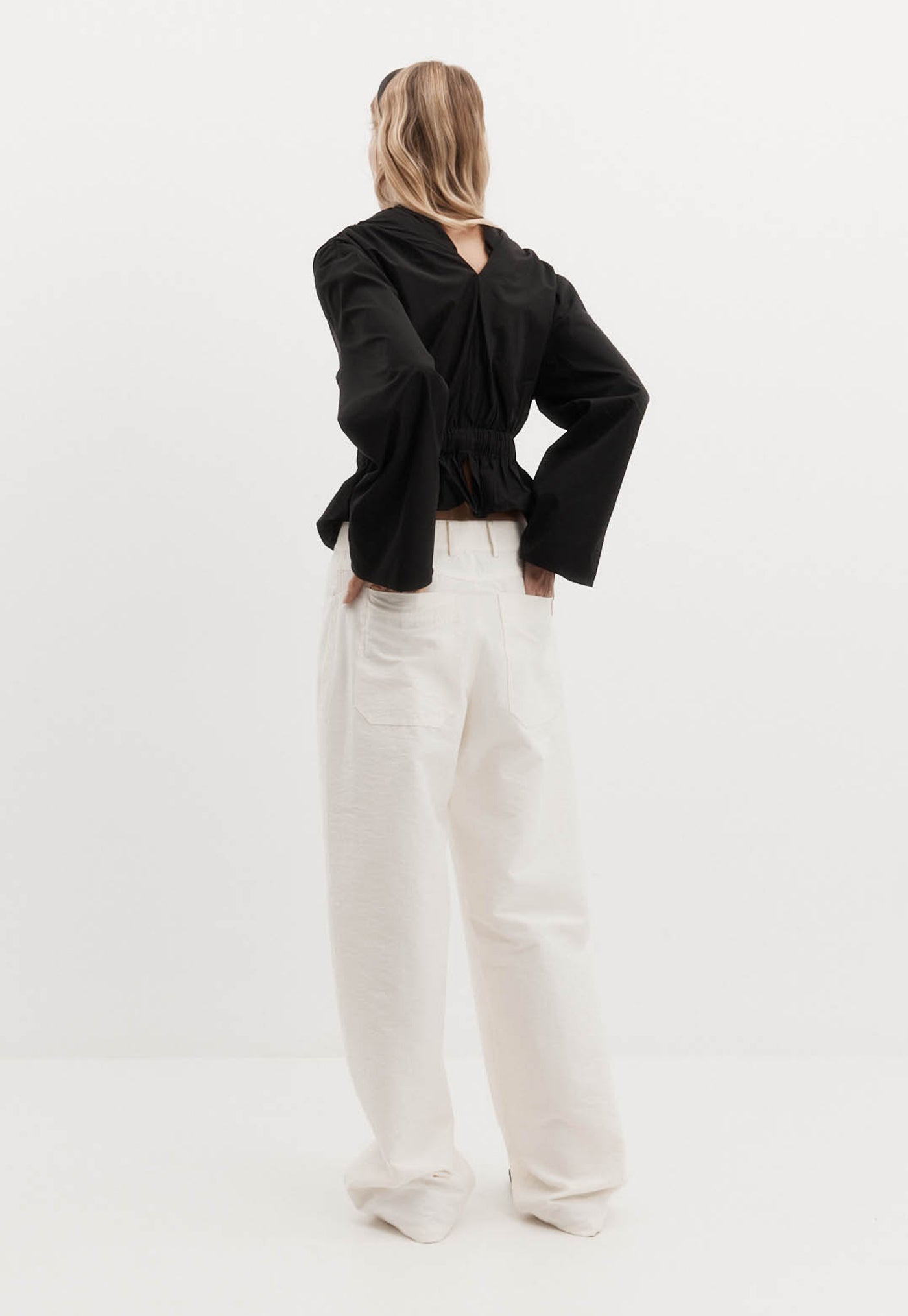 Long Sleeve Chaimberlain Top - Black