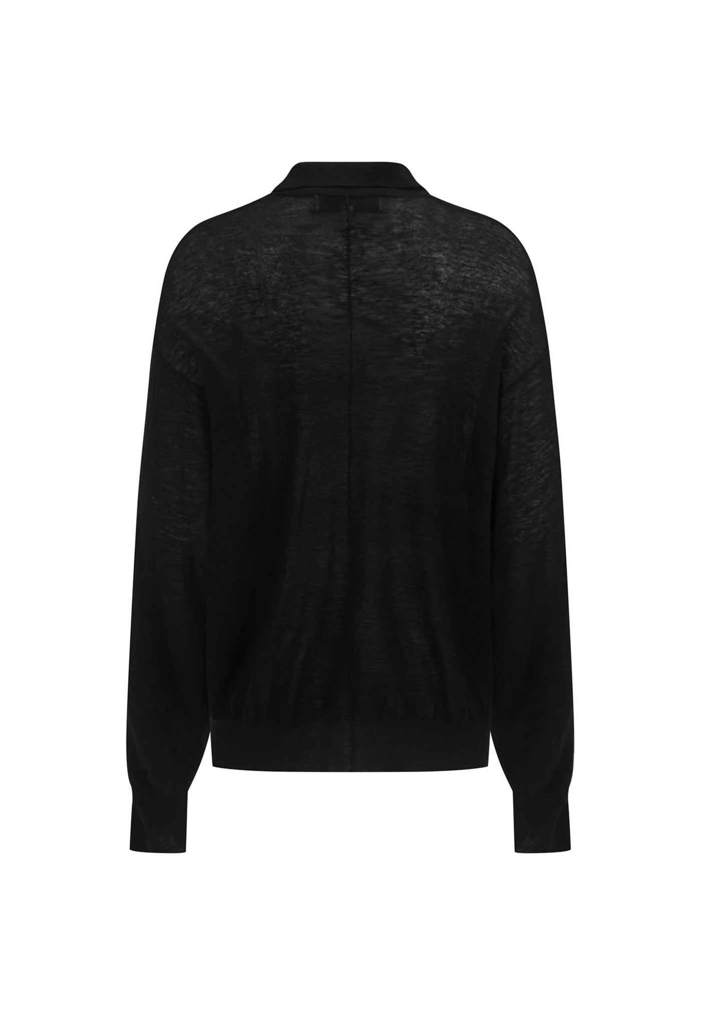 Long Sleeve Orwell Polo - Black