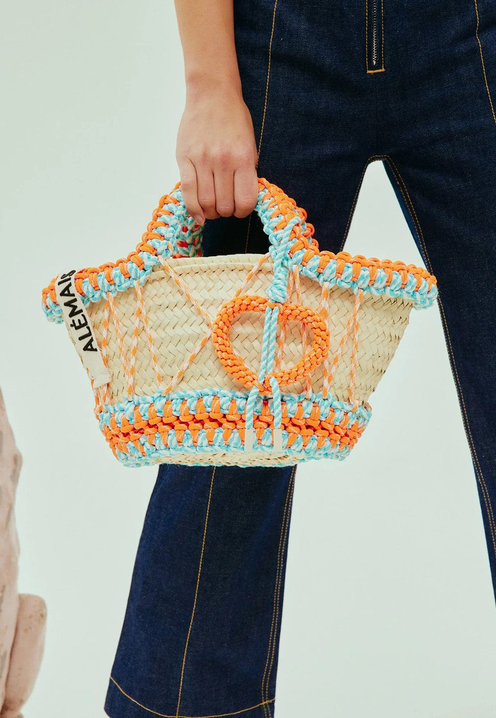 Luis Macrame Cord Mini Basket - Multi