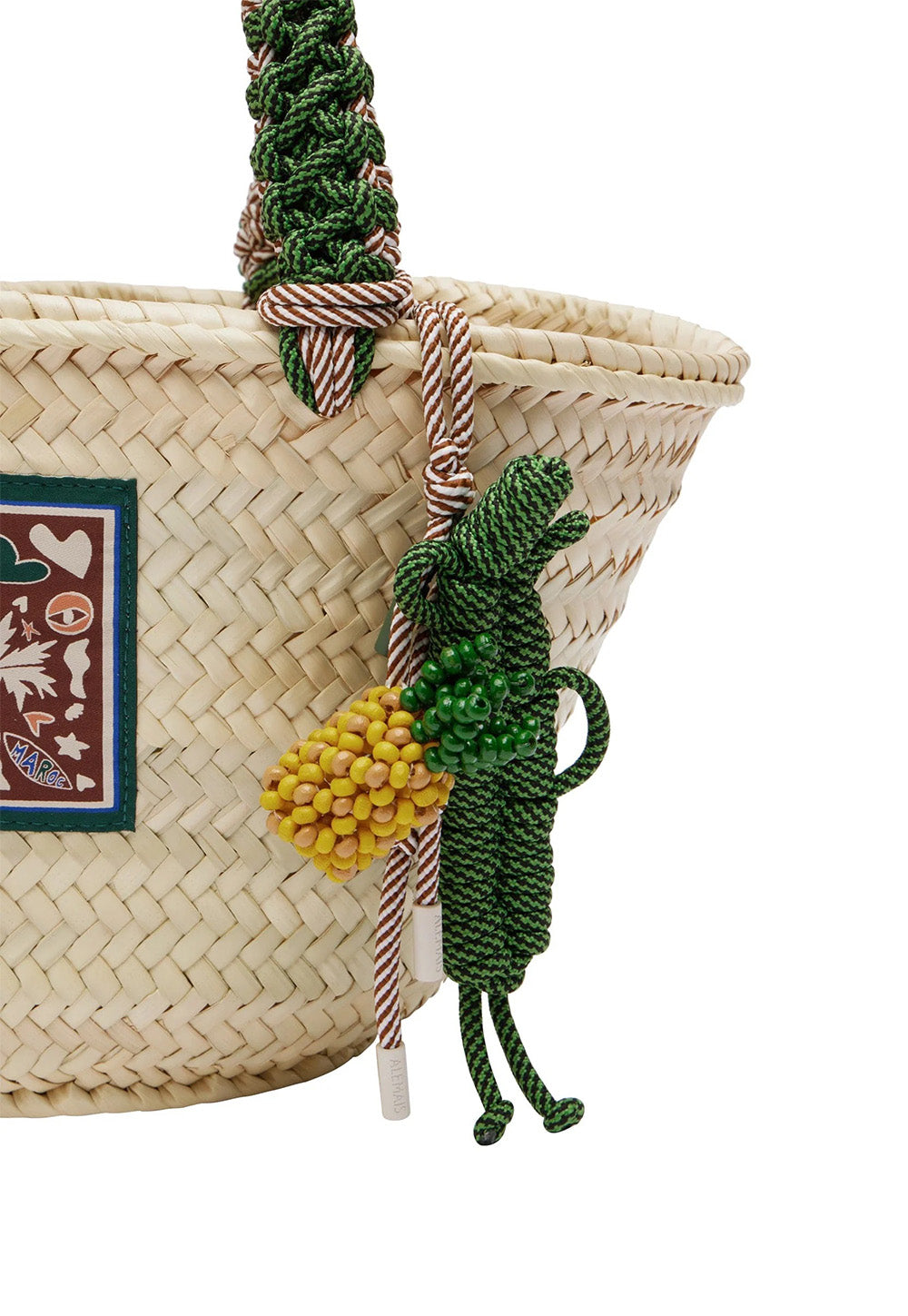 Macrame Midi Basket - Blonde
