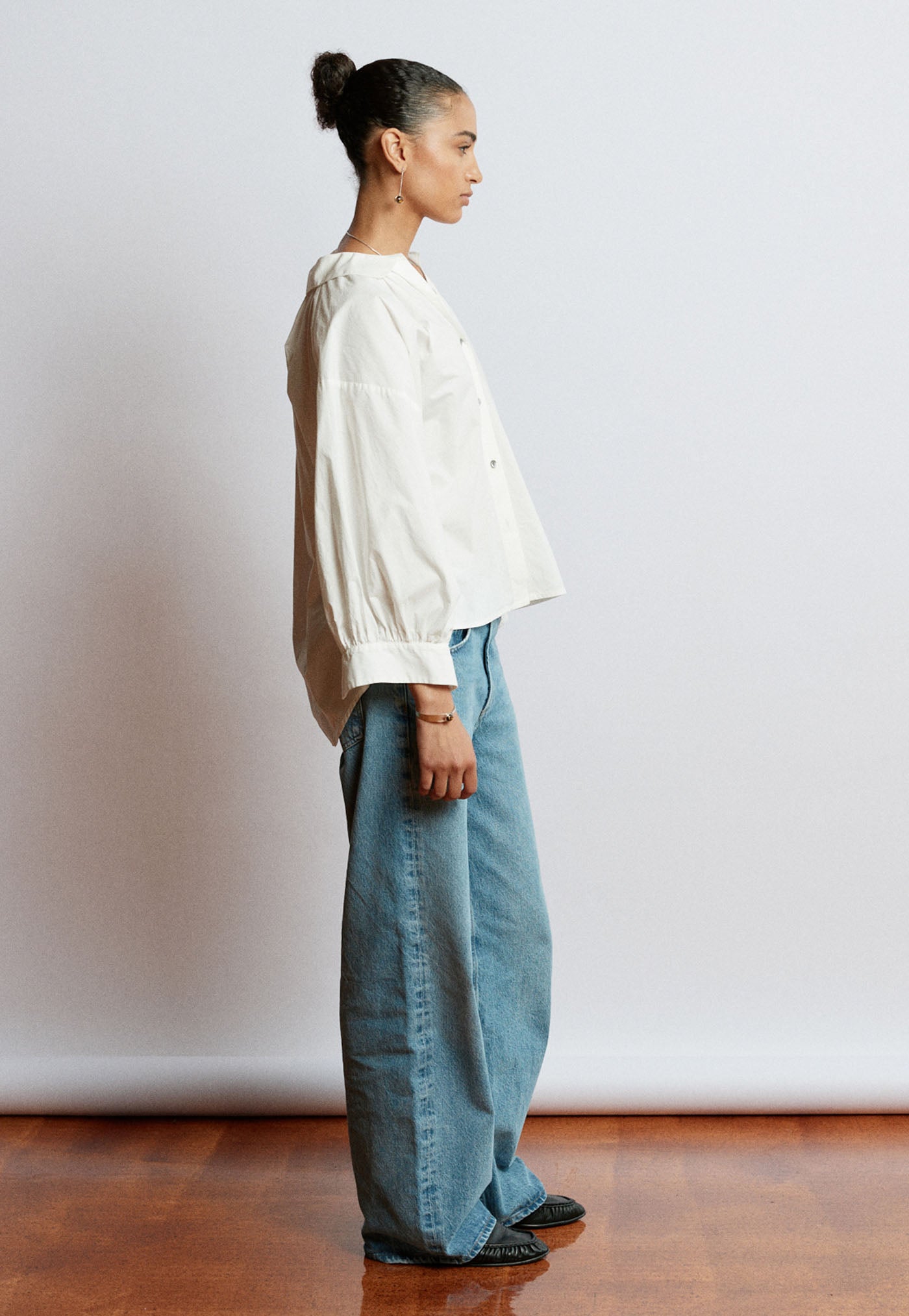 Dune Shirt - Cream Cotton Poplin