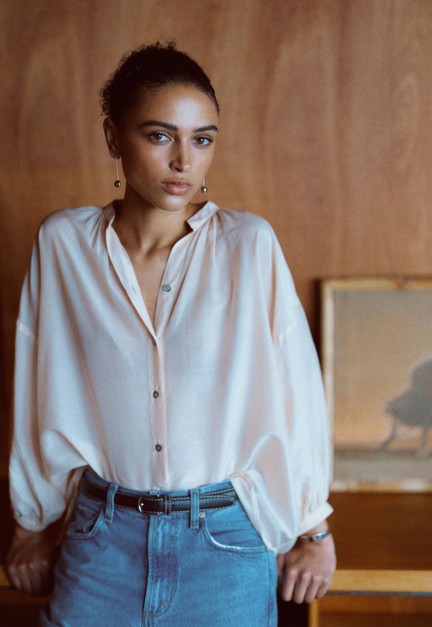 Everyday Blouse - Blush Liberty