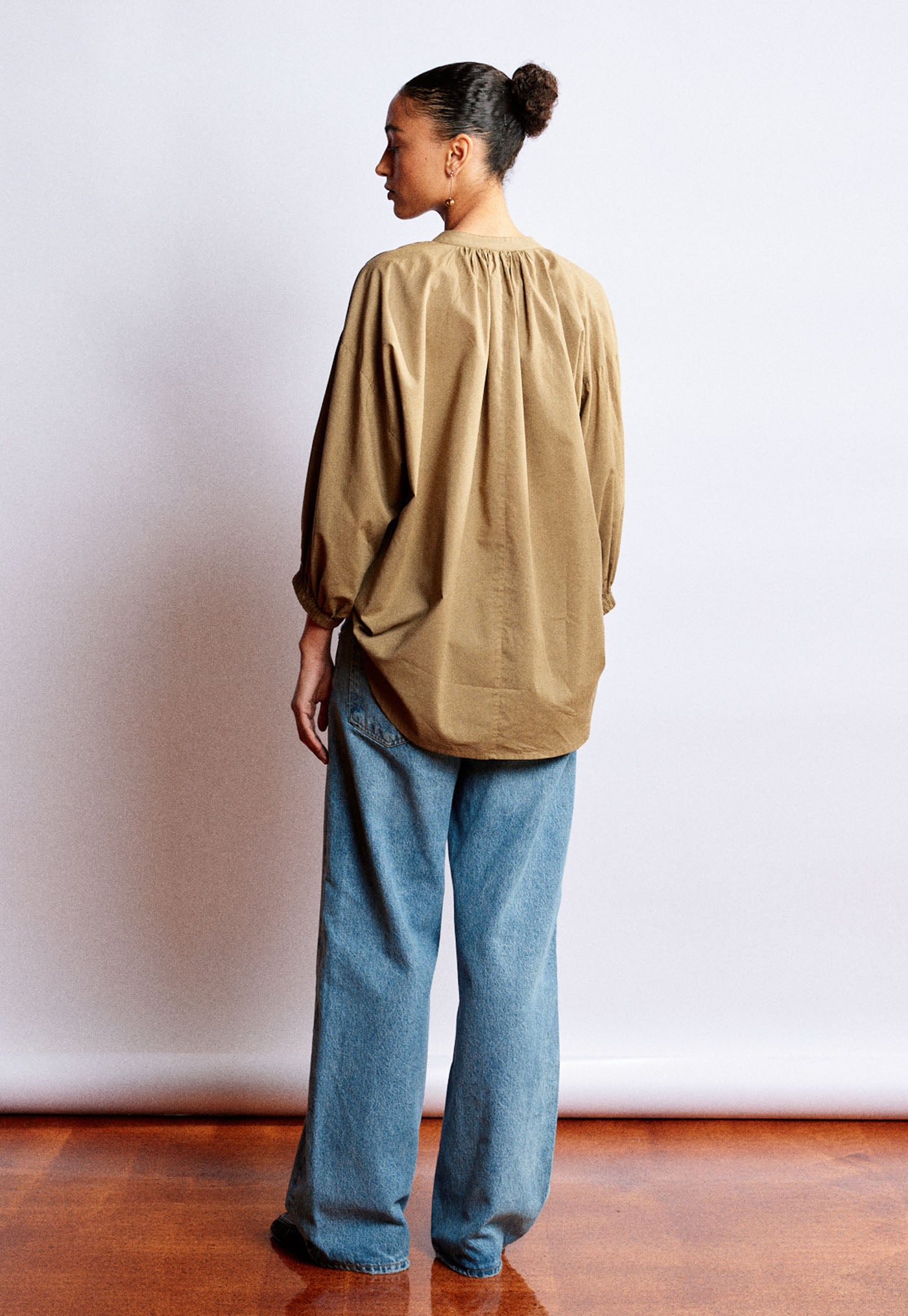 Everyday Blouse - Cotton Voile Kelp