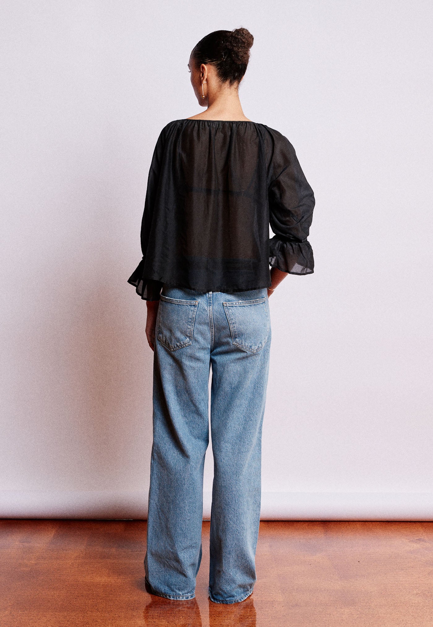 House Bon Blouse - Black Liberty