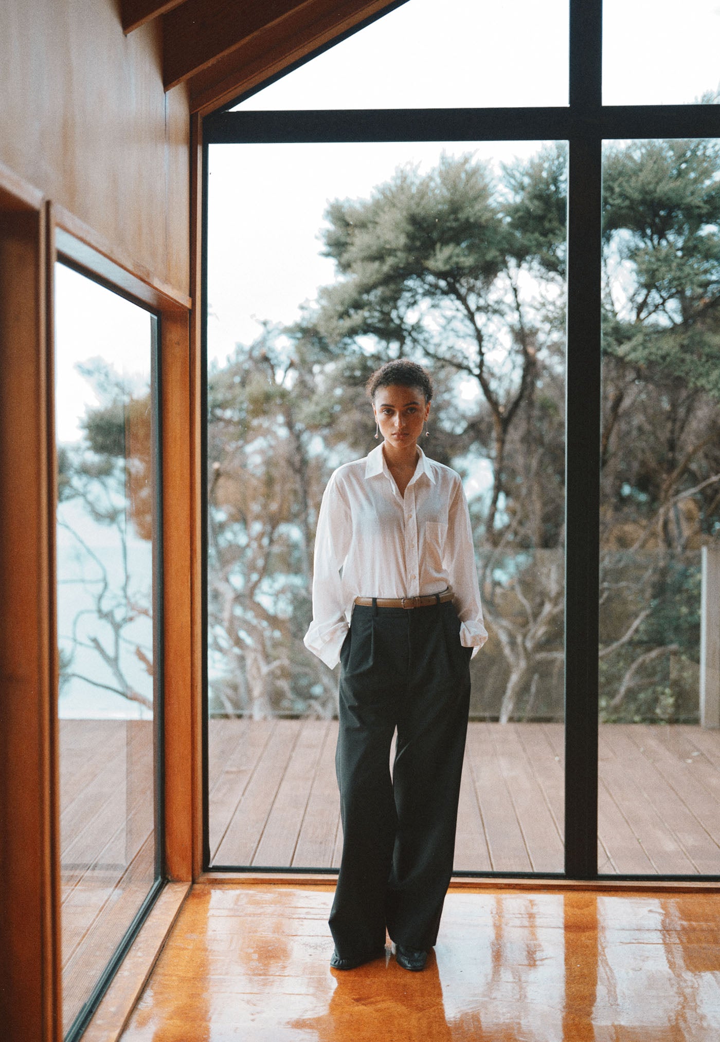 Jimmy Shirt - Cream Cotton Voile
