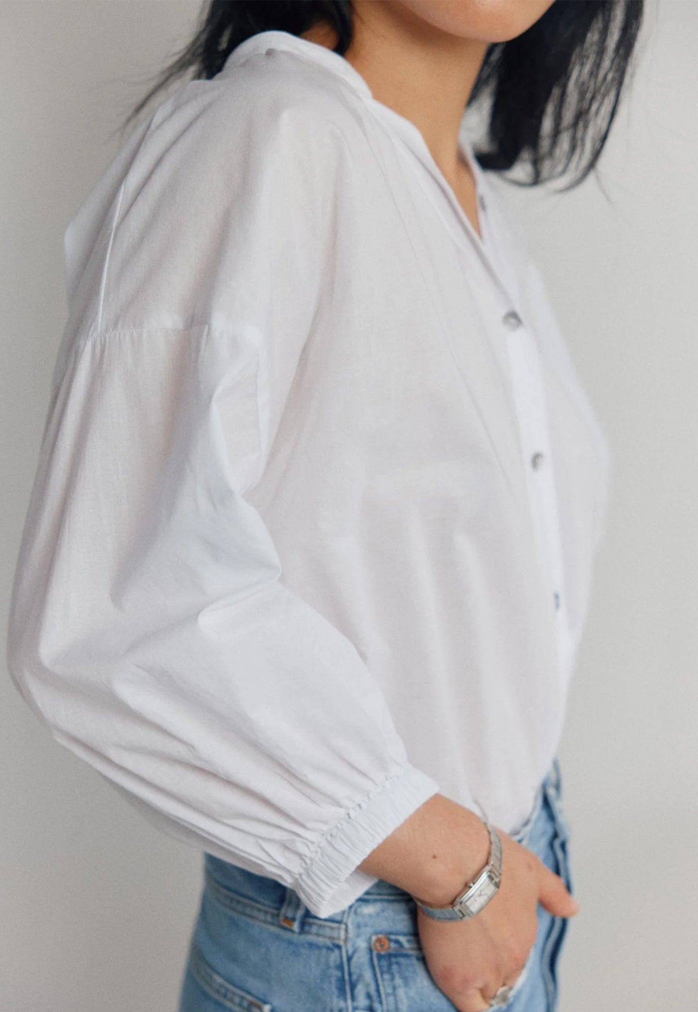 Everyday Blouse - Cotton Lawn White