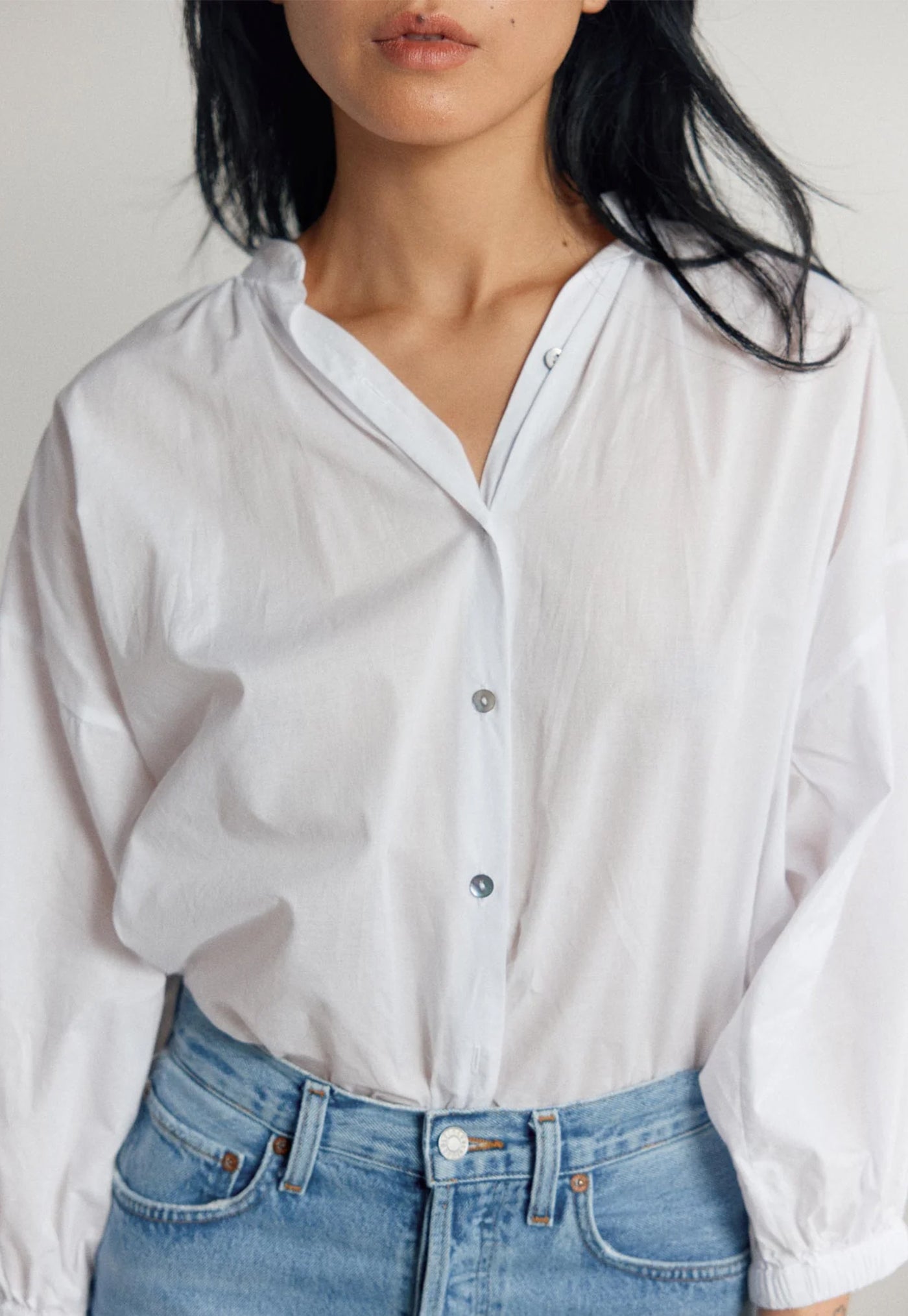 Everyday Blouse - Cotton Lawn White