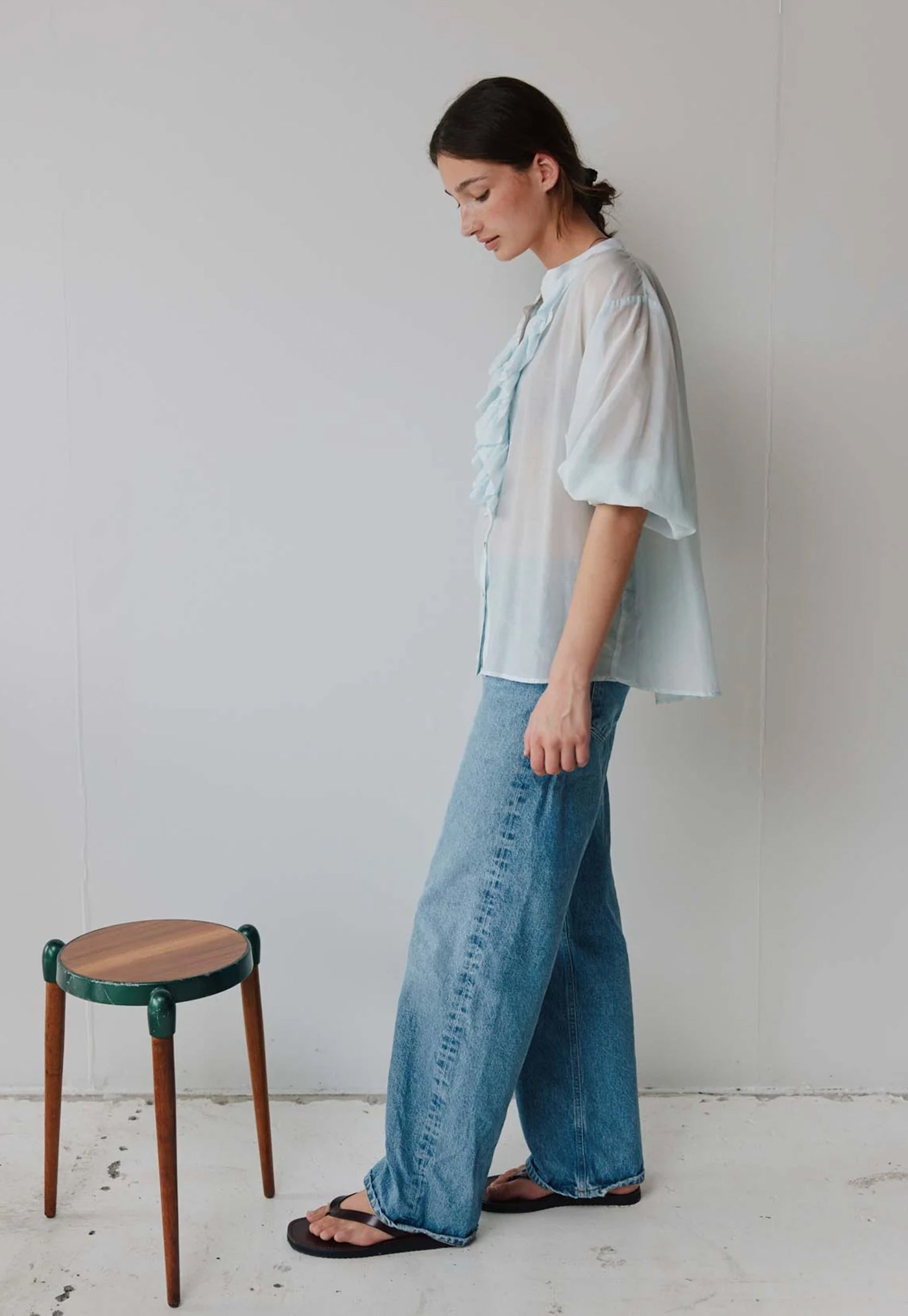 Jane Blouse - Powder Blue Liberty