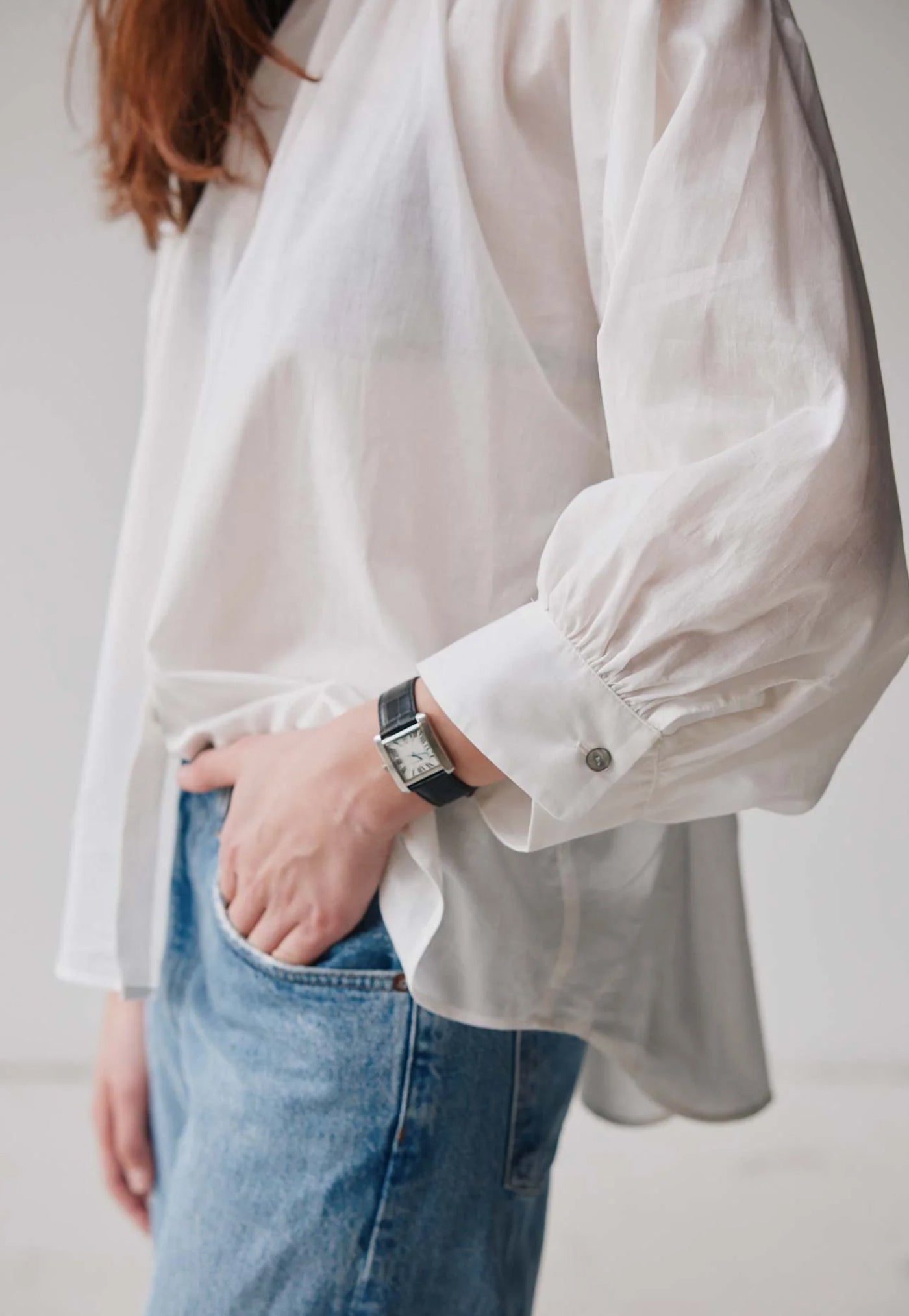 Dune Shirt - Cream Cotton Voile