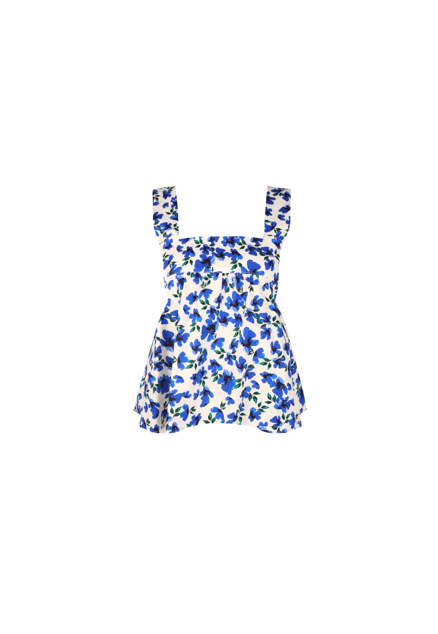 Margie Tie Back Top - Something Blue Floral