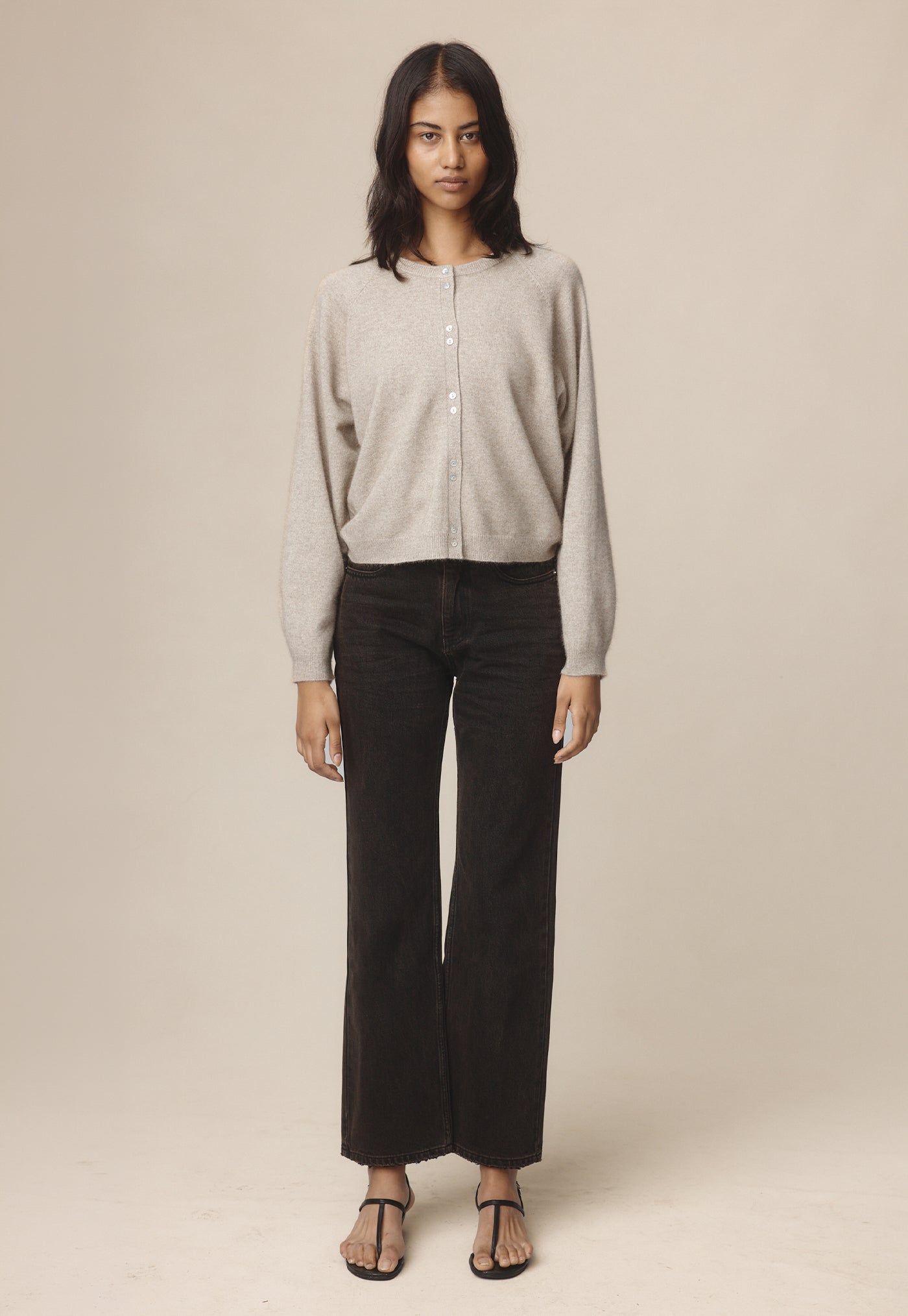 Babette Cardigan - Buff