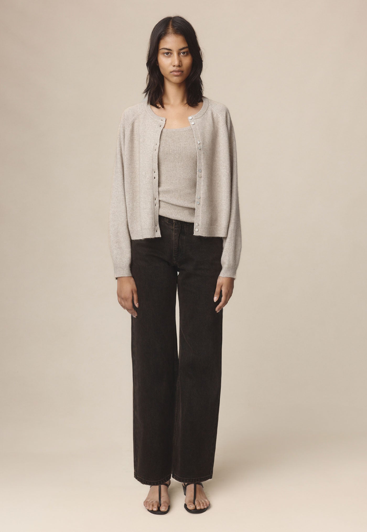 Babette Cardigan - Buff