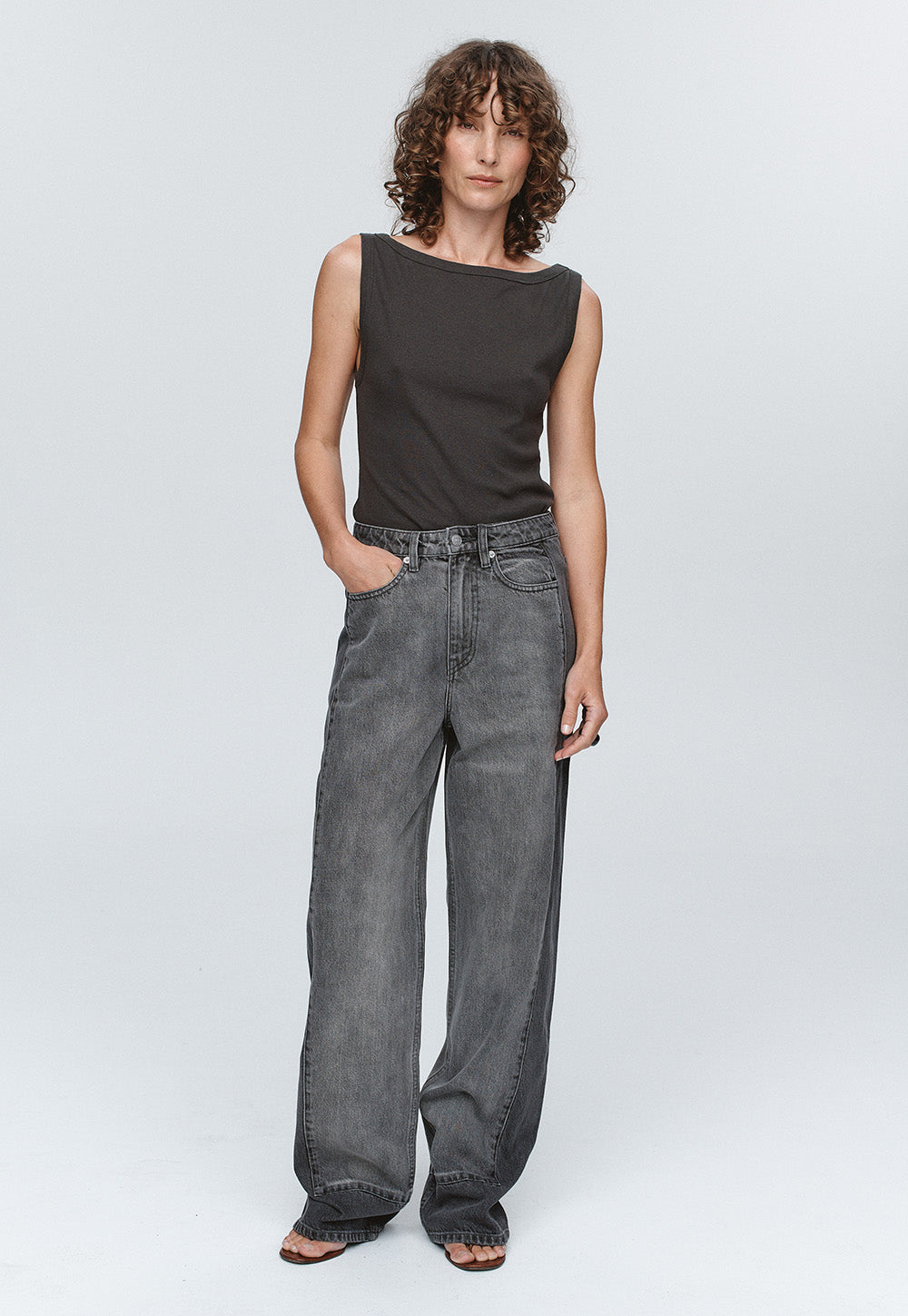 Border Jean - Stone