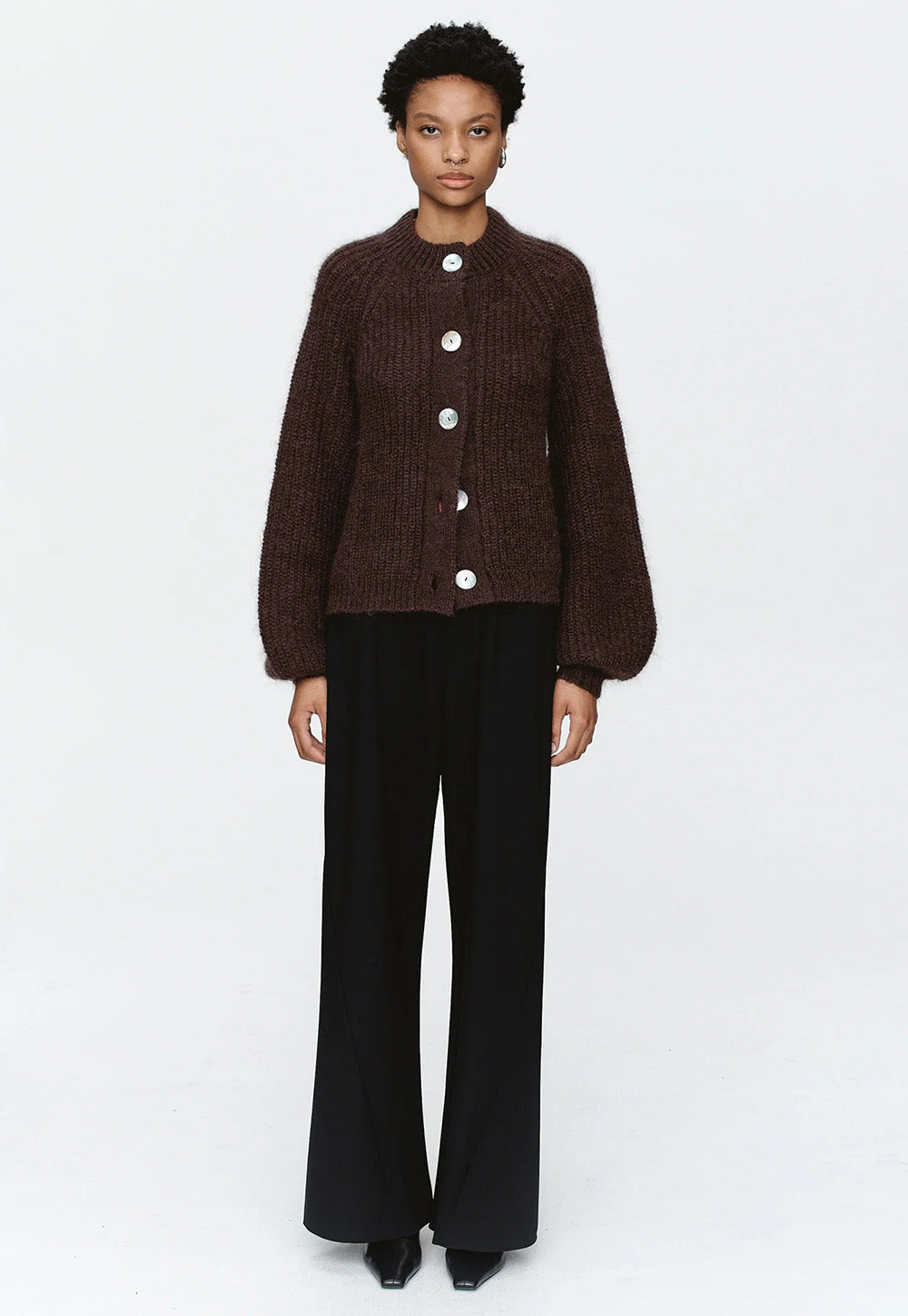 Cait Cardigan - Chocolate