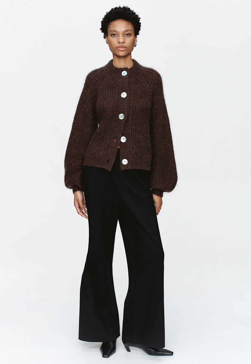 Cait Cardigan - Chocolate